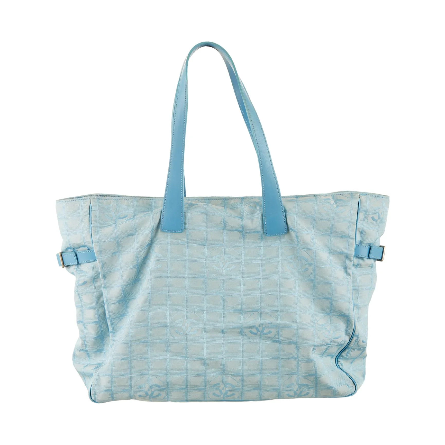 Chanel Blue Logo Jumbo Tote - Image 2