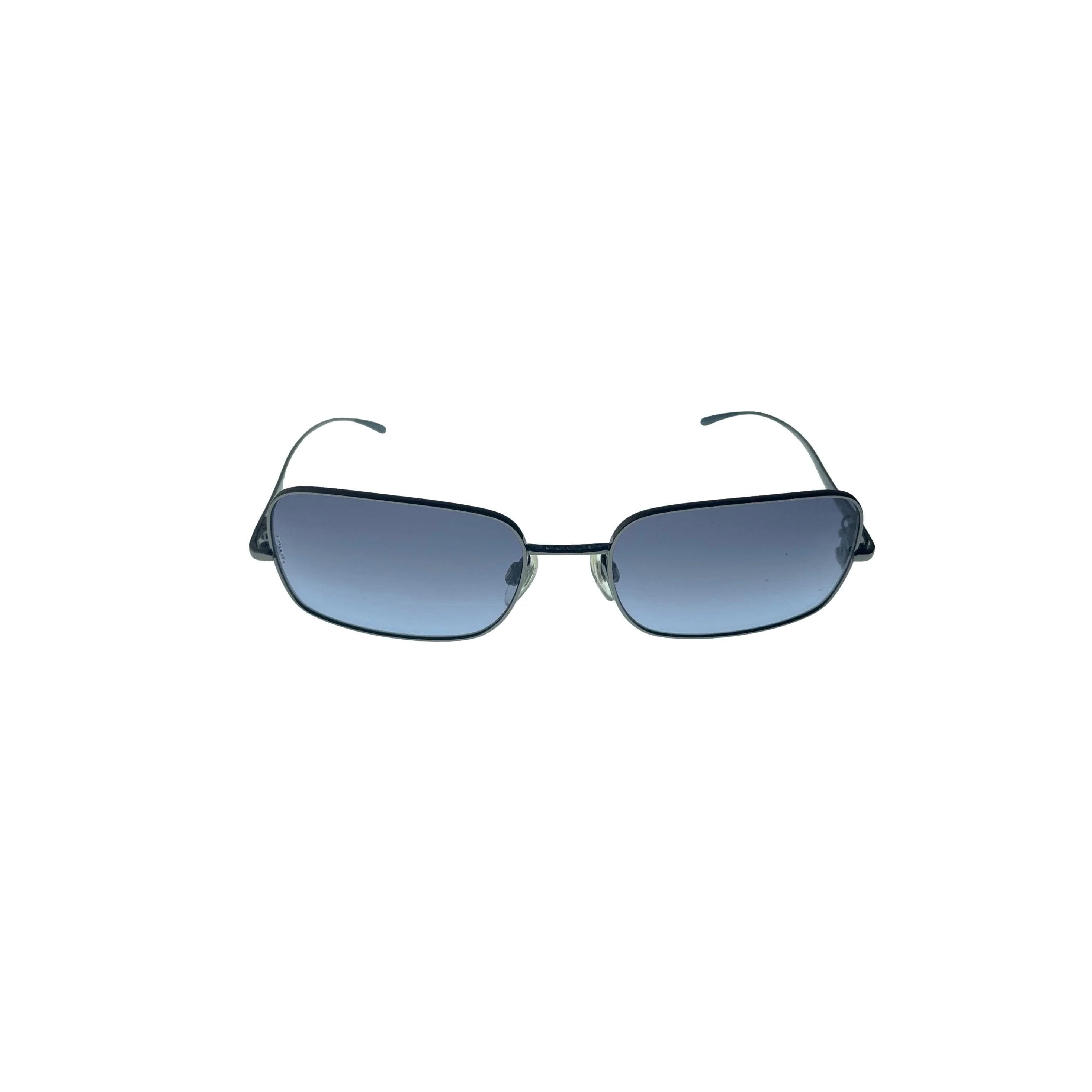 Chanel Blue Ombre Dangly Logo Sunglasses - Image 2