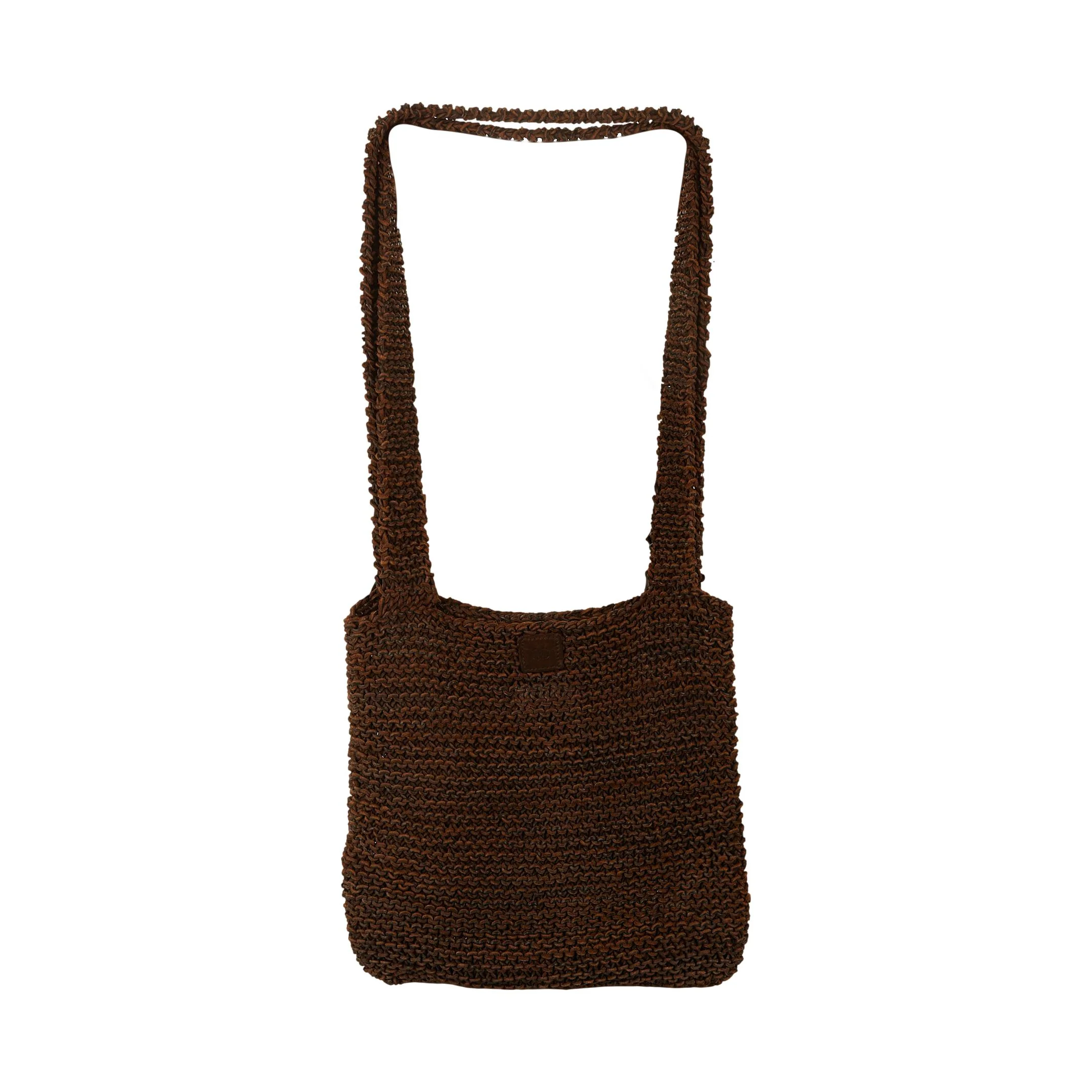 Chanel Brown Braided Shoulder Tote - Image 2