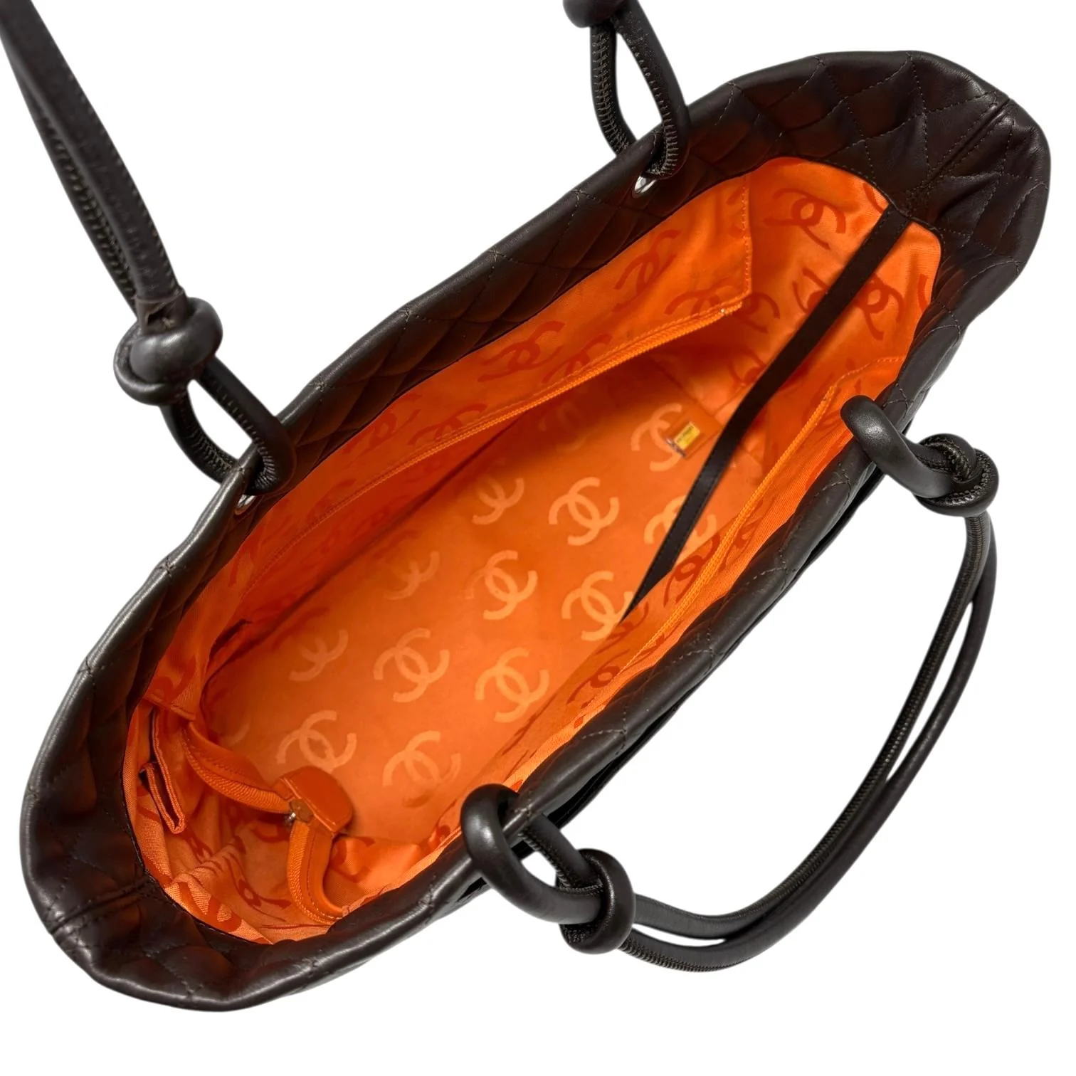 Chanel Brown Cambon Shouler Bag - Image 3