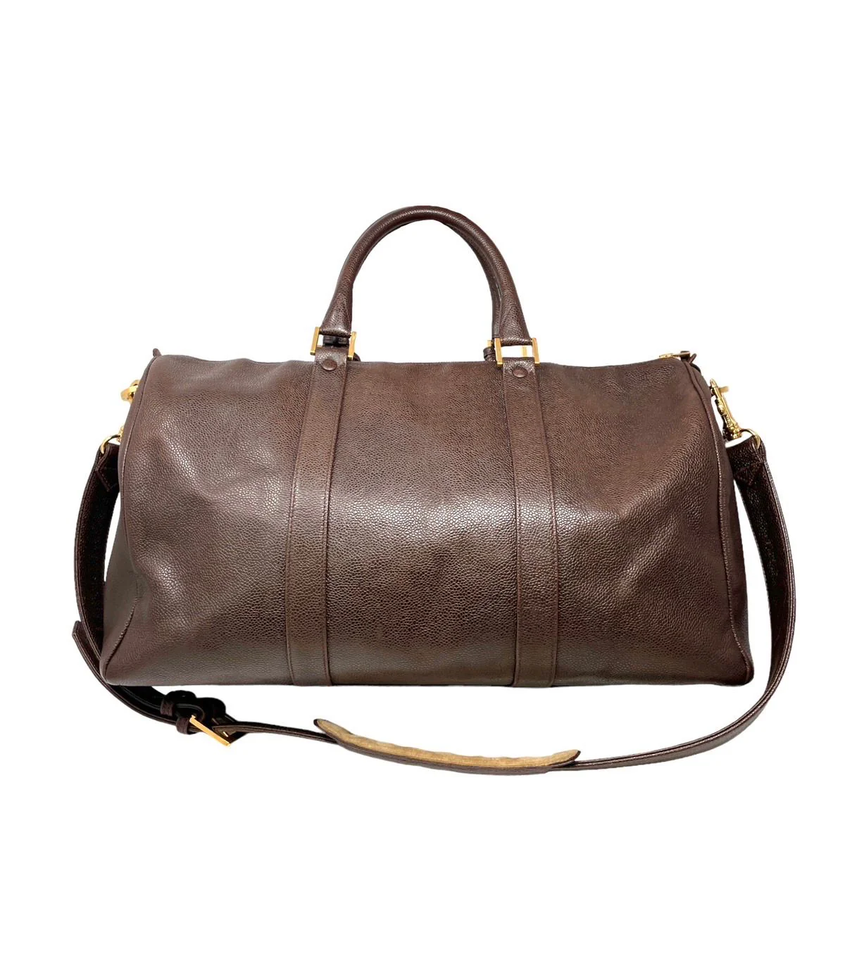 Chanel Brown Caviar Carry On Bag - Image 2