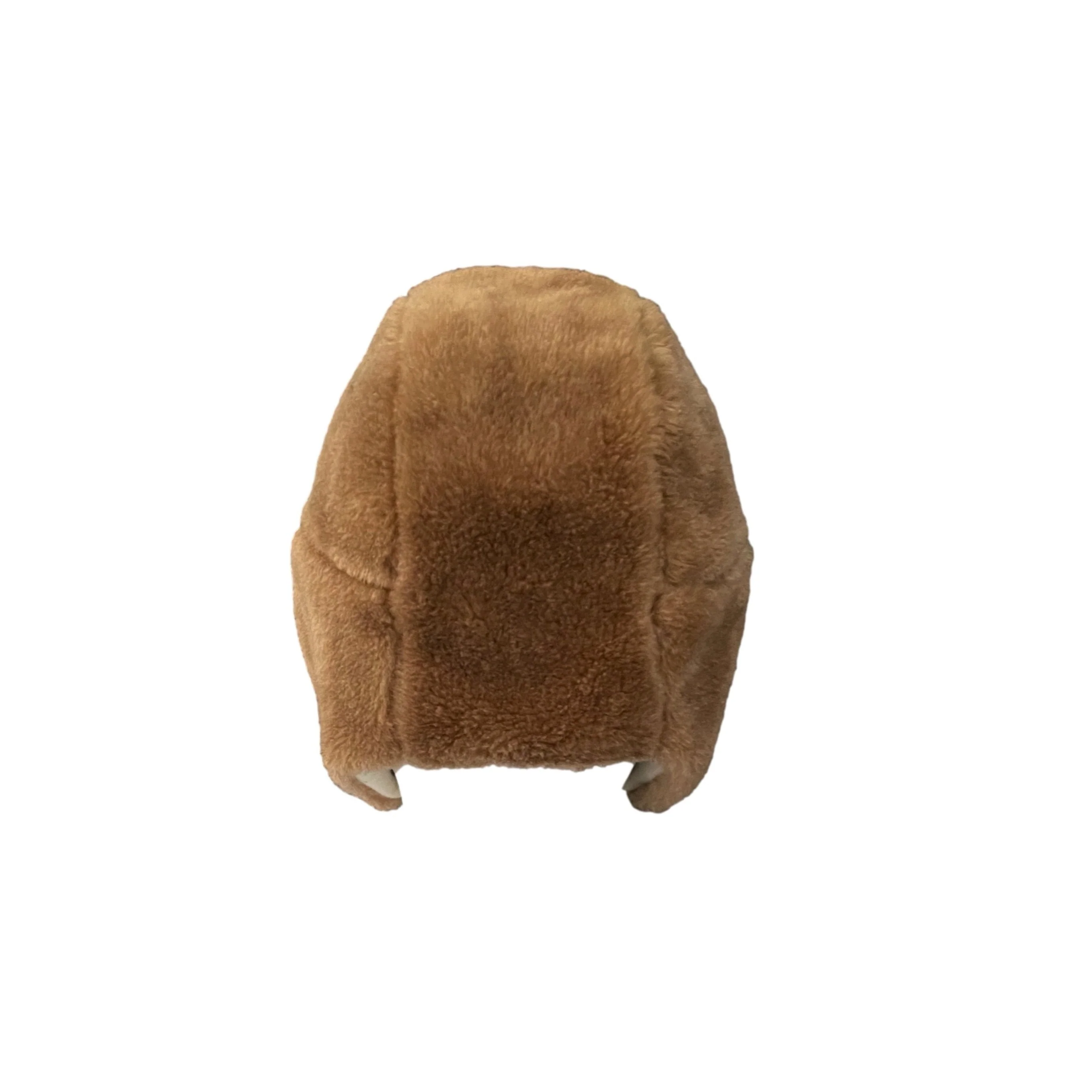 Chanel Brown Faux Fur Logo Winter Hat - Image 3