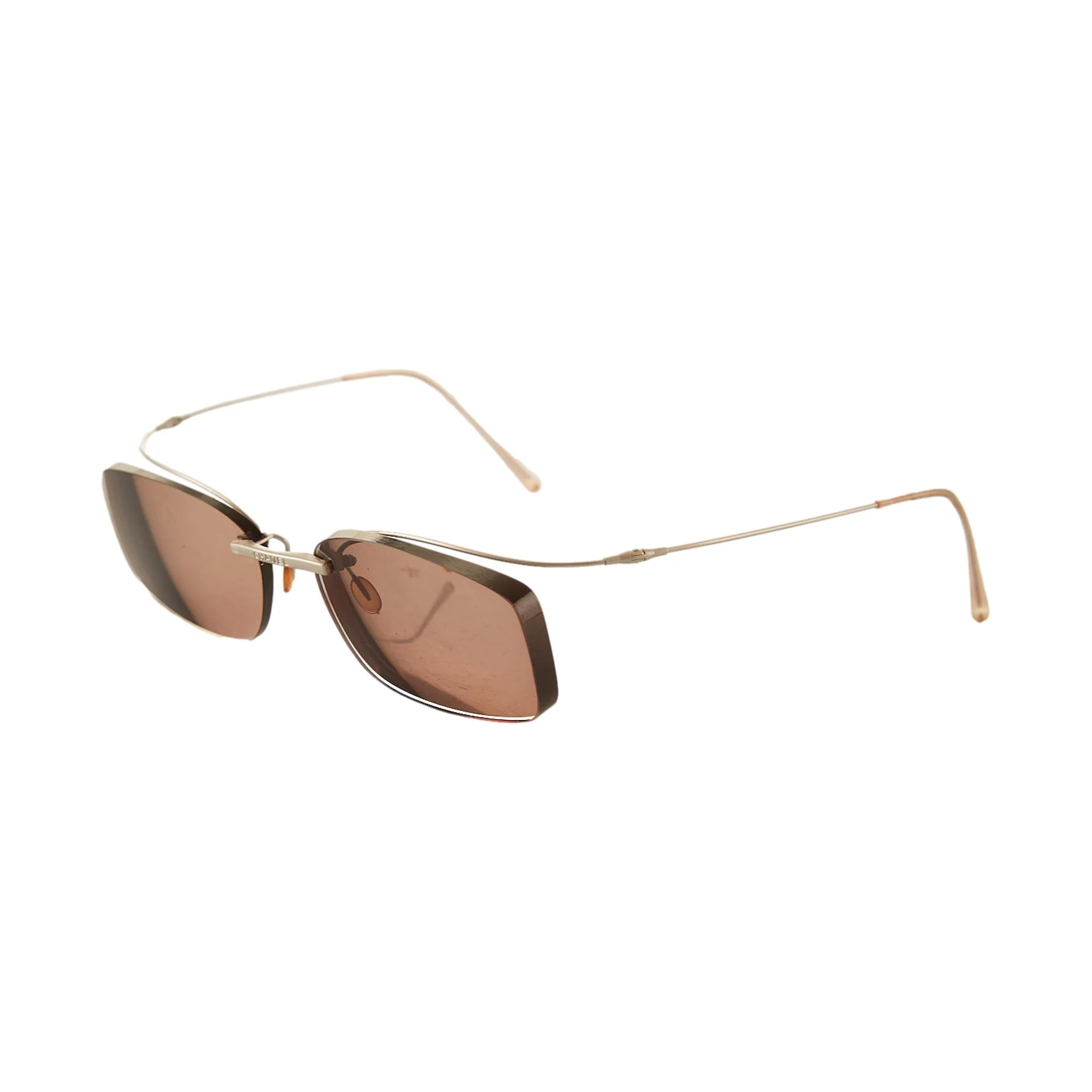 Chanel Brown Logo Prescription Sunglasses - Image 2