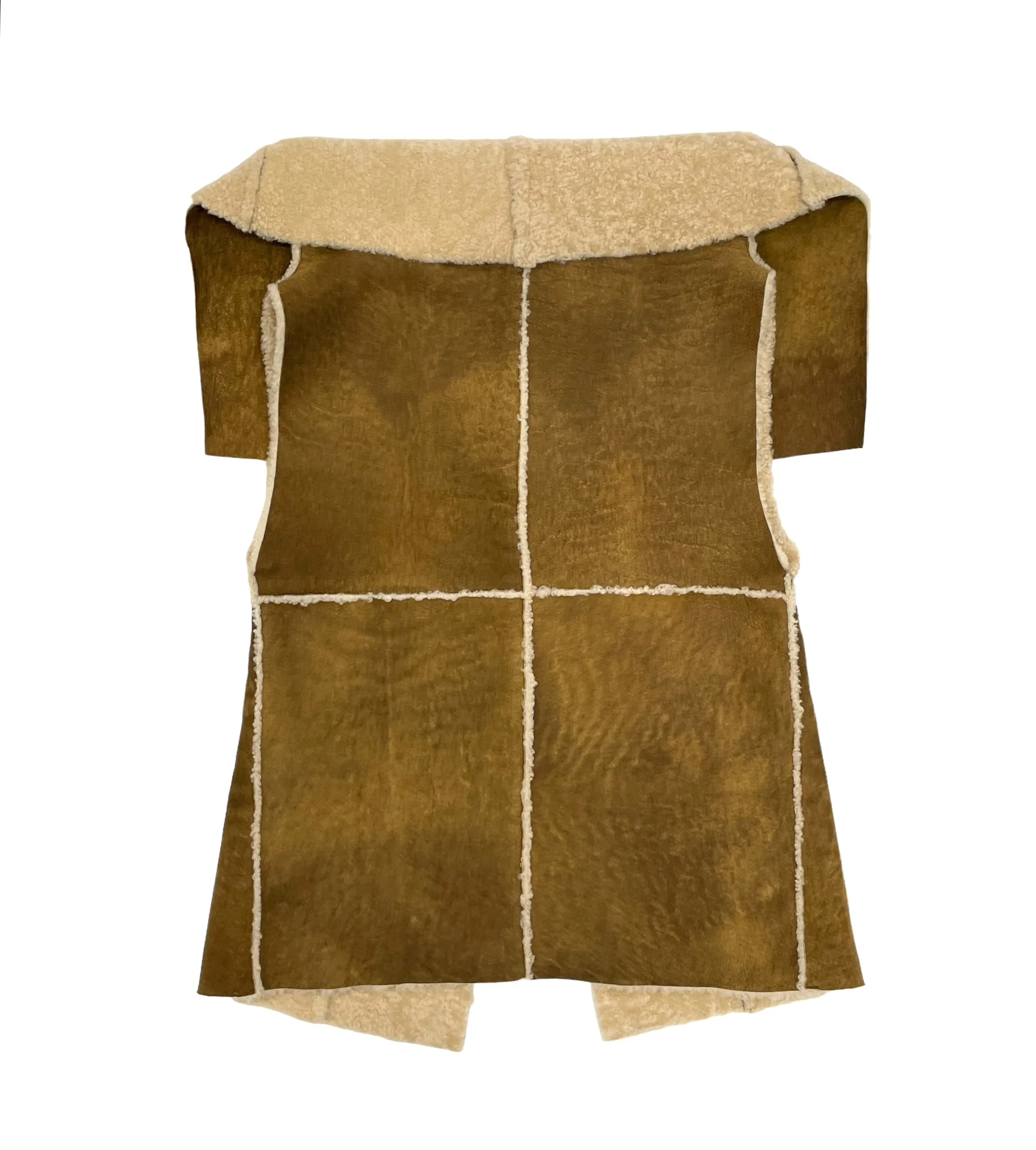 Chanel Brown Sherling Vest - Image 2
