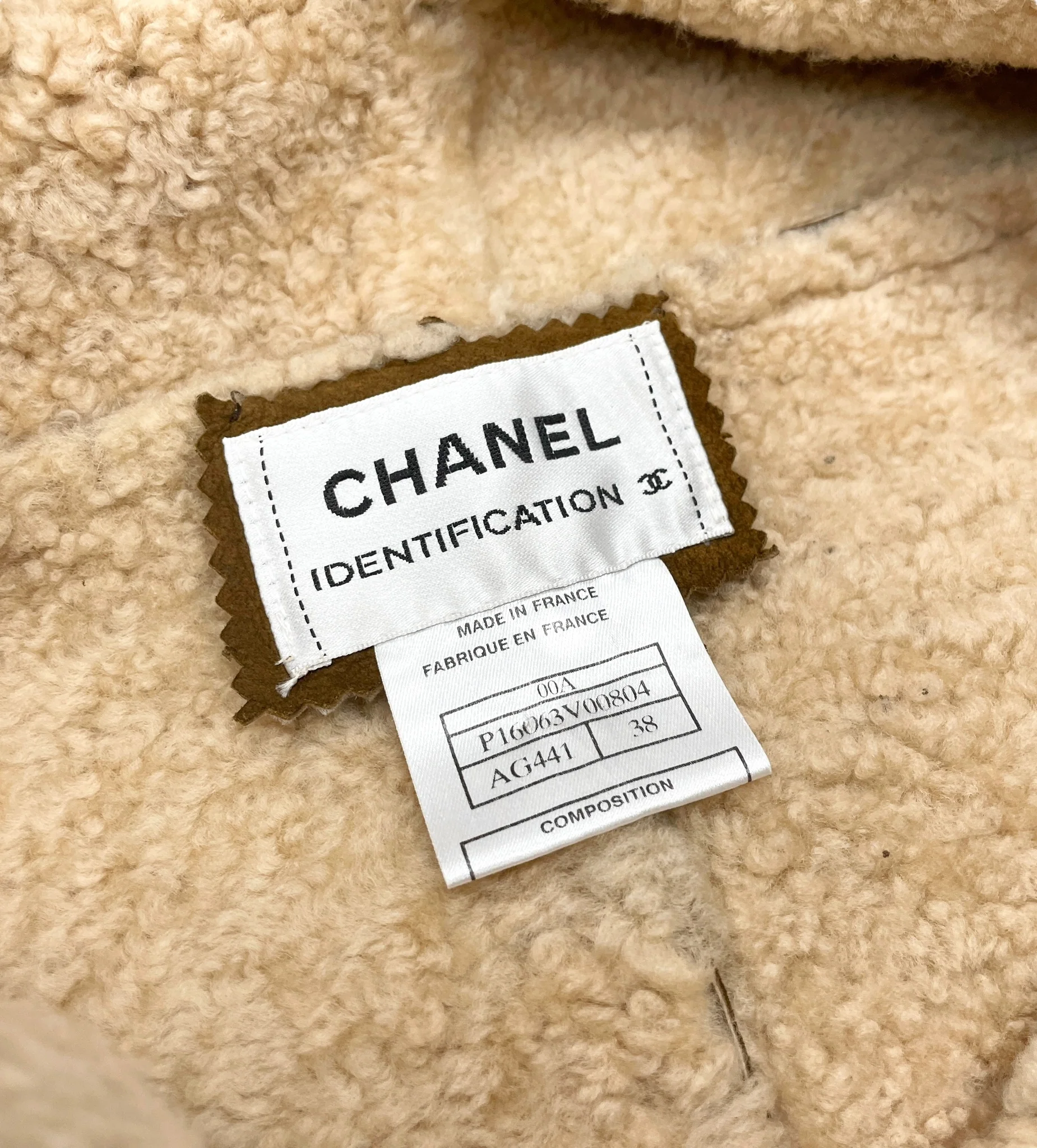 Chanel Brown Sherling Vest - Image 3
