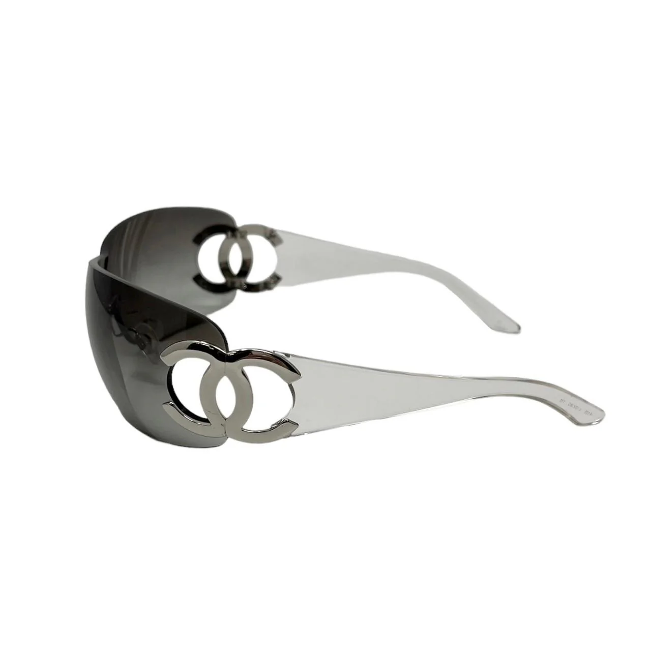 Chanel Clear Oversized Sunglasses