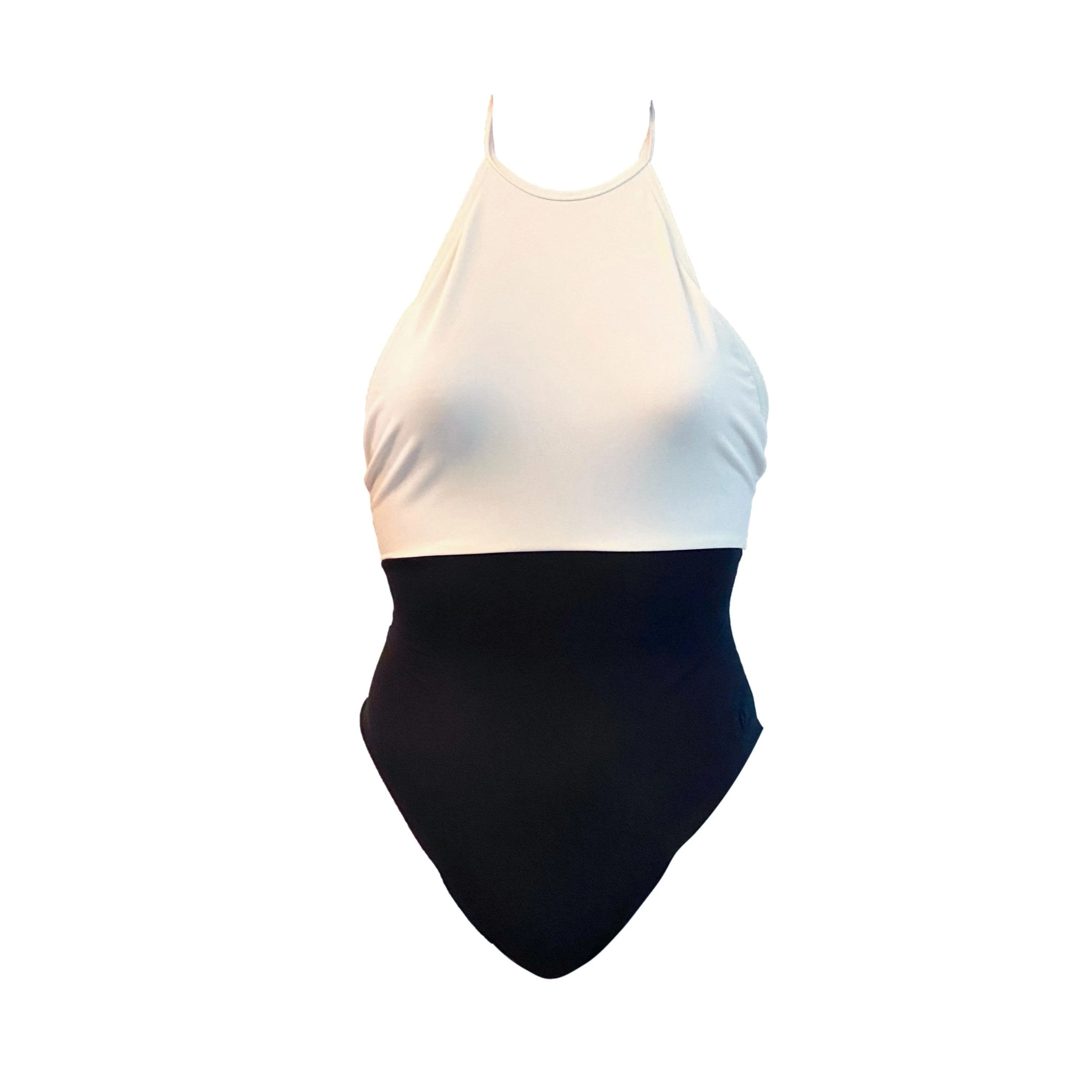 Chanel Color-Blocked Logo One Piece