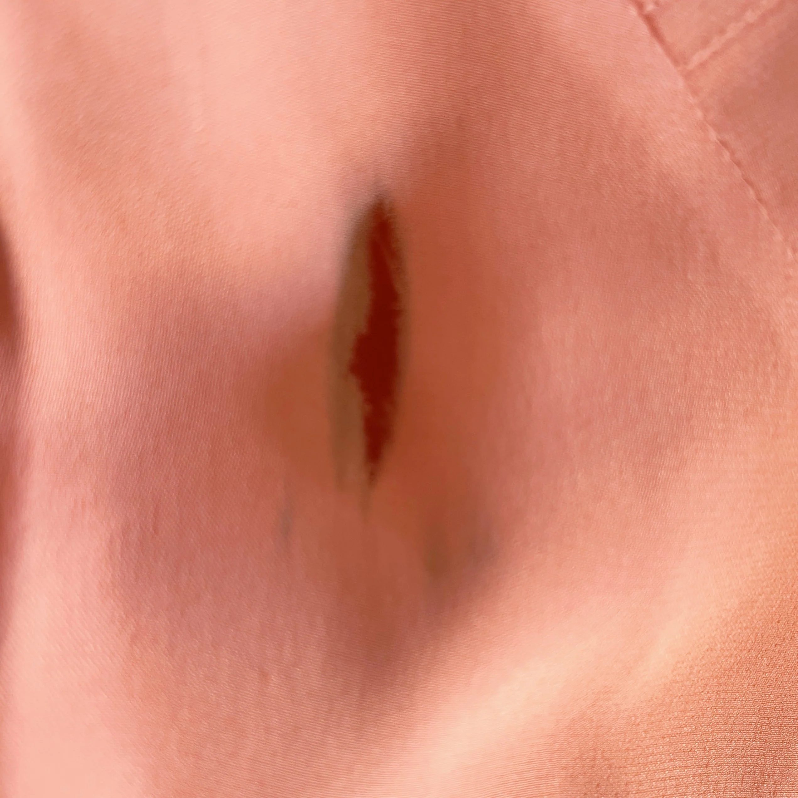 Chanel Coral Logo Silk Button Down - Image 3