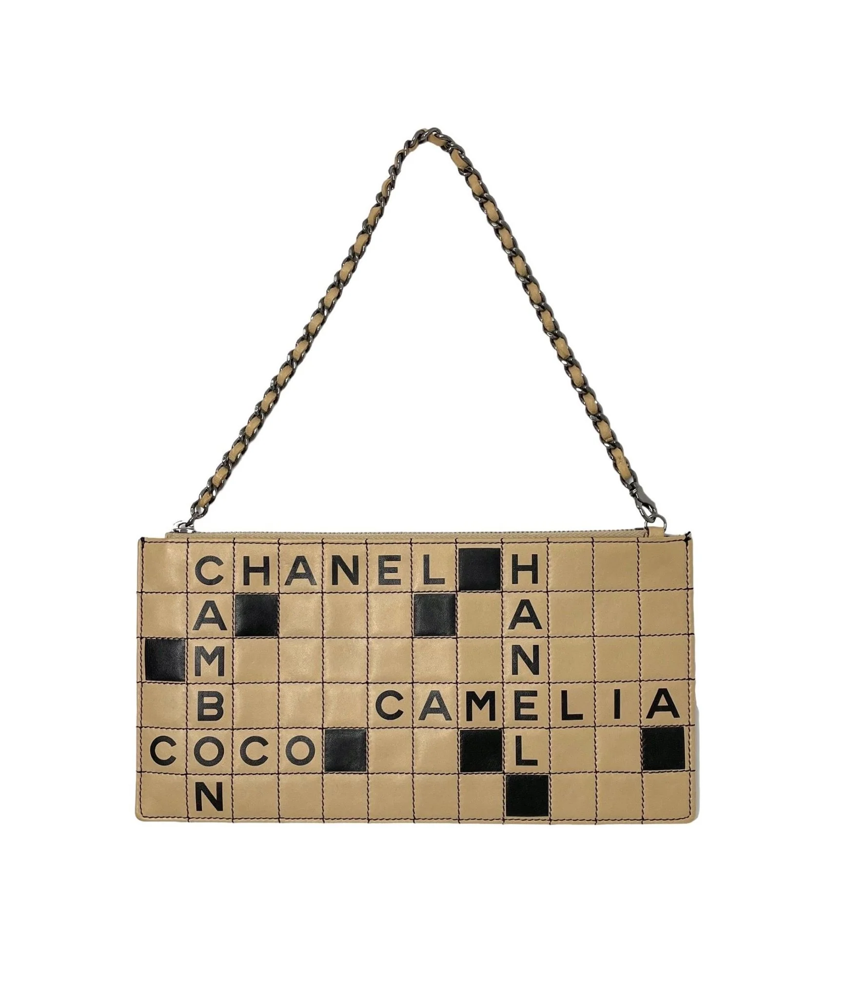 Chanel Crossword Logo Shoulder Bag - Image 2
