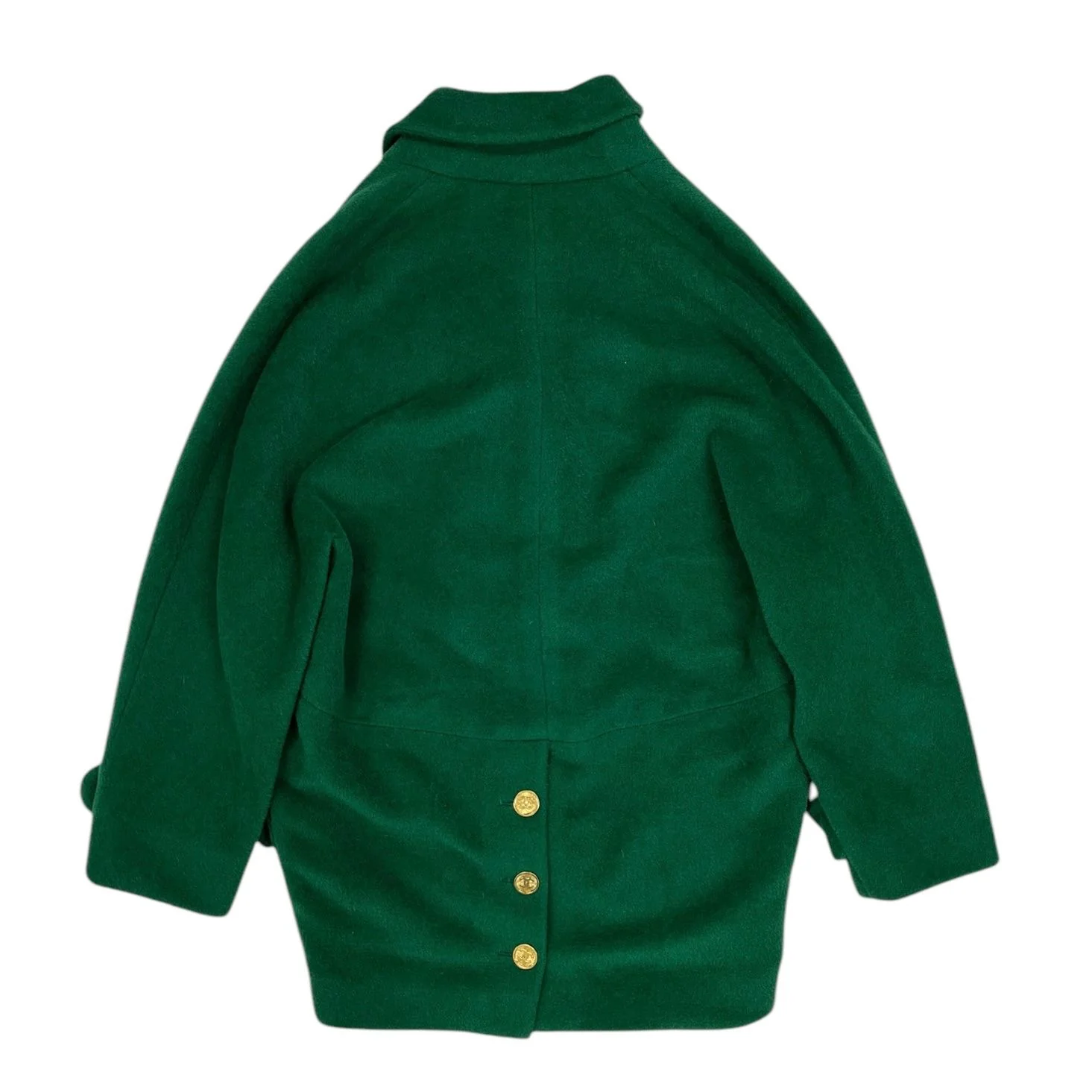 Chanel Green Alpaca Oversized Jacket - Image 2