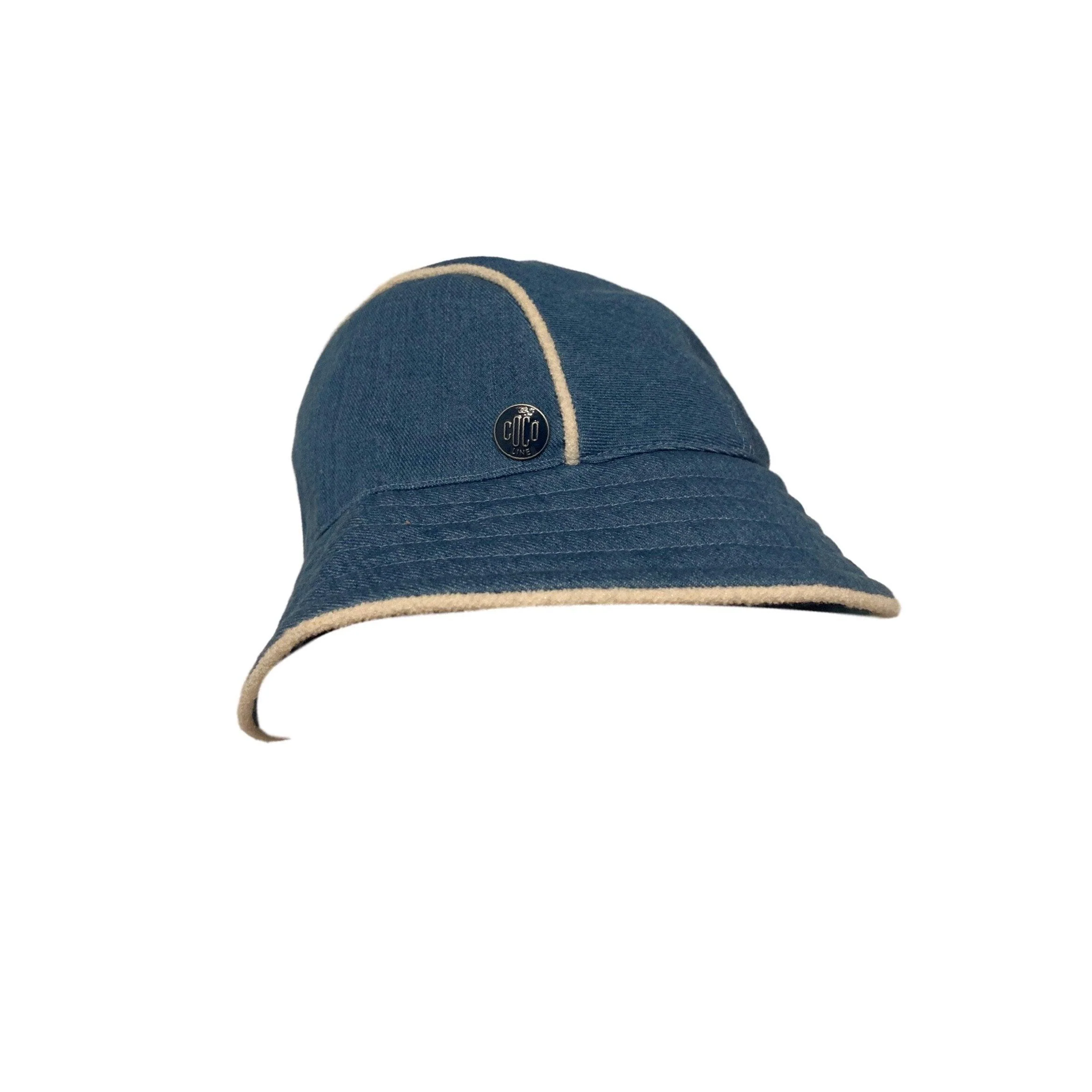Chanel Denim Tweed Bucket Hat - Image 2