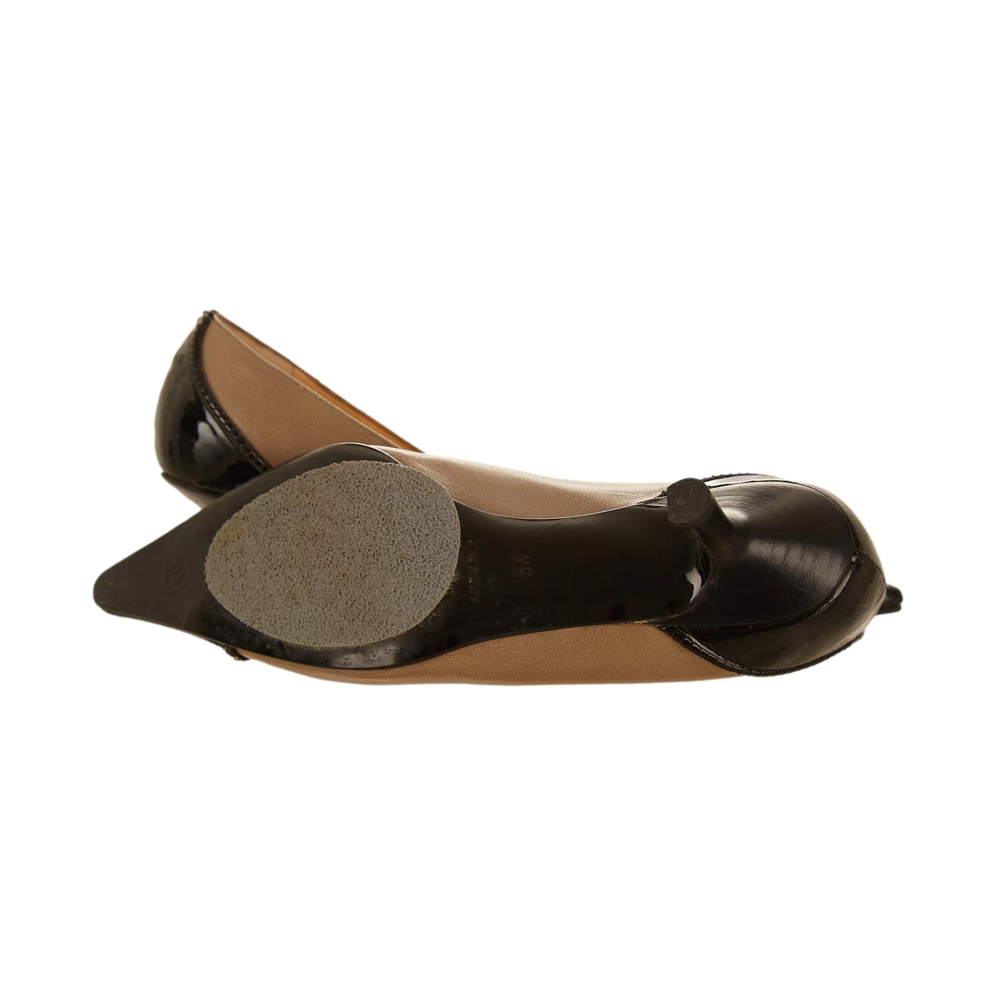 Chanel Floral Logo Heels - Image 4
