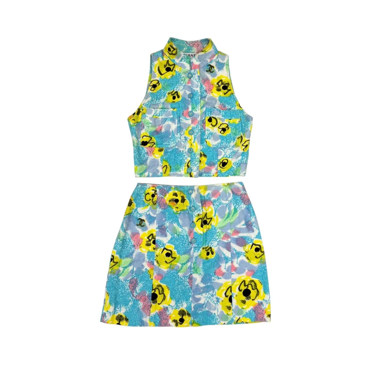 Chanel Floral Skirt Set - Image 2