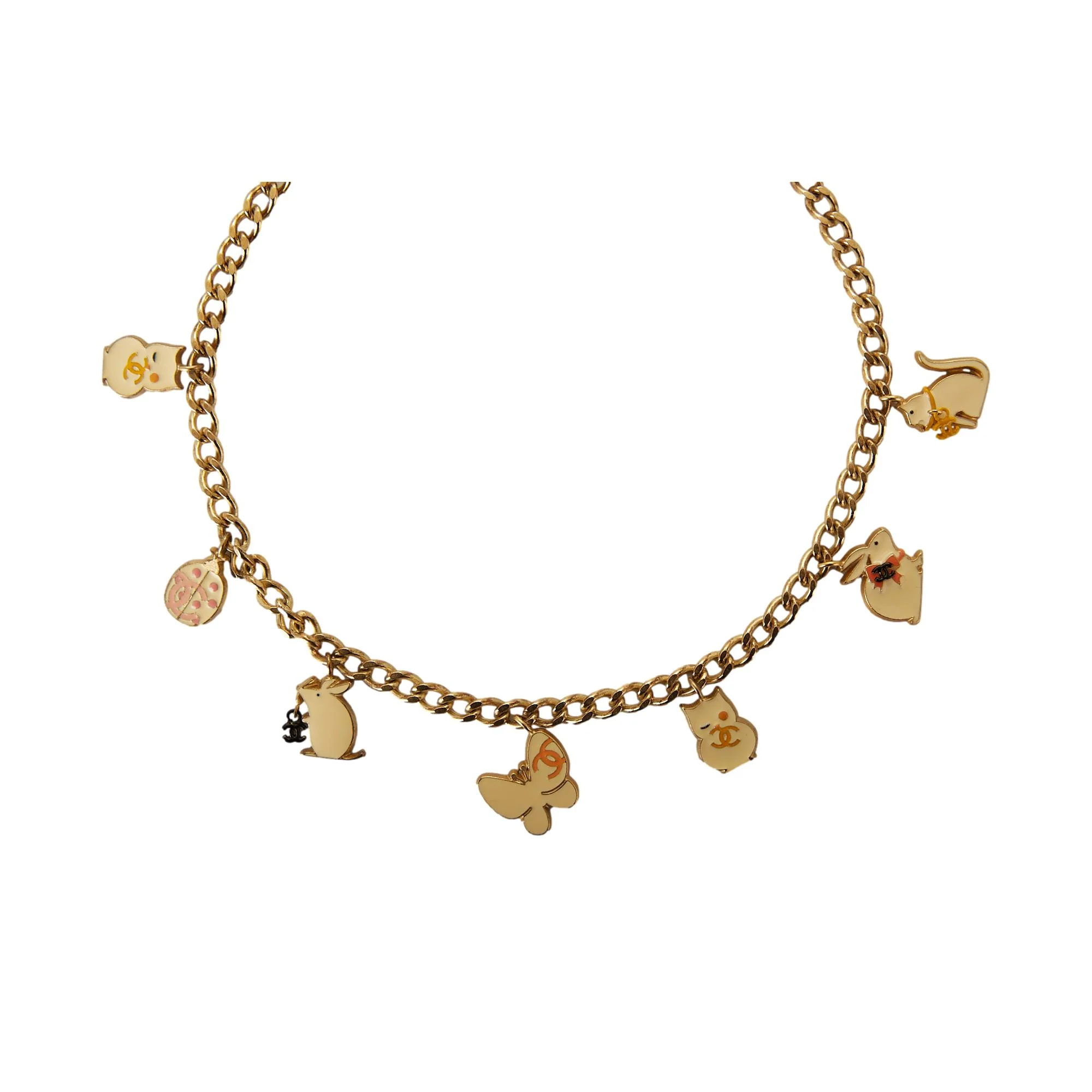 Chanel Gold Animal Charm Choker - Image 2