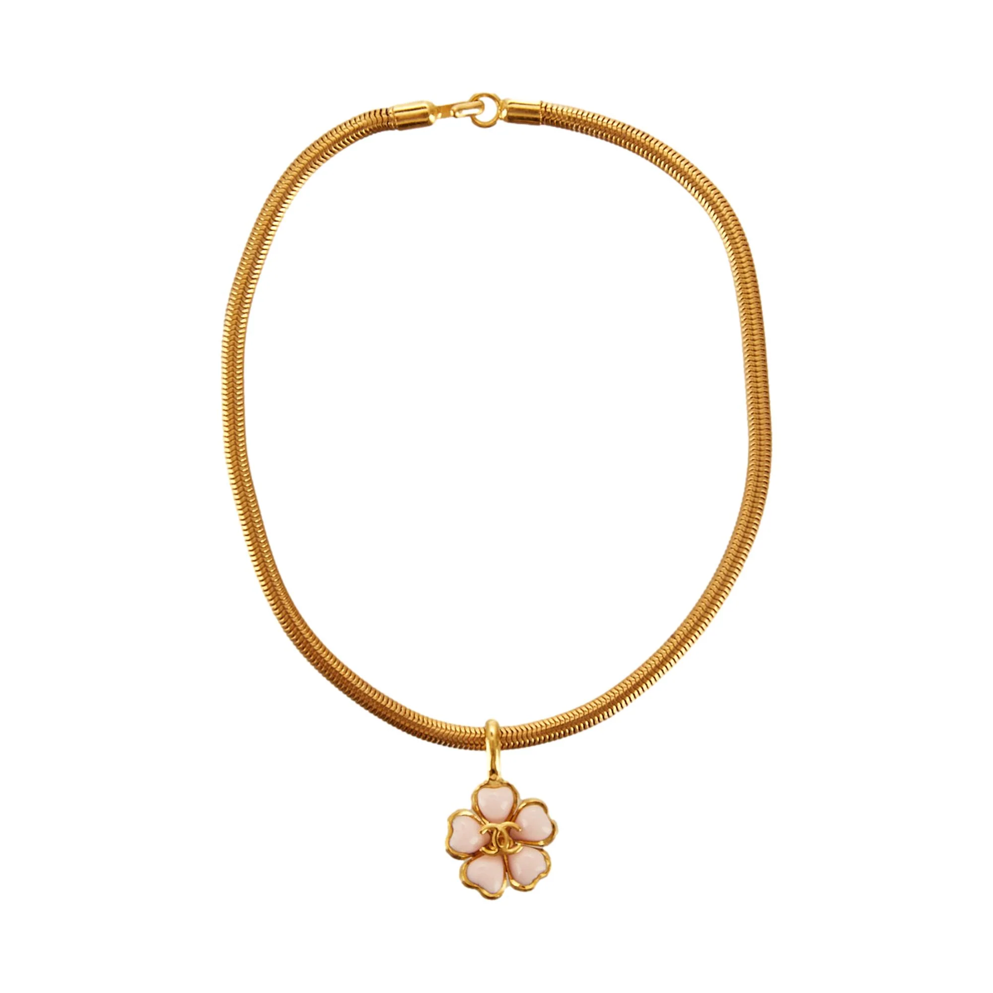 Chanel Gold Flower Choker