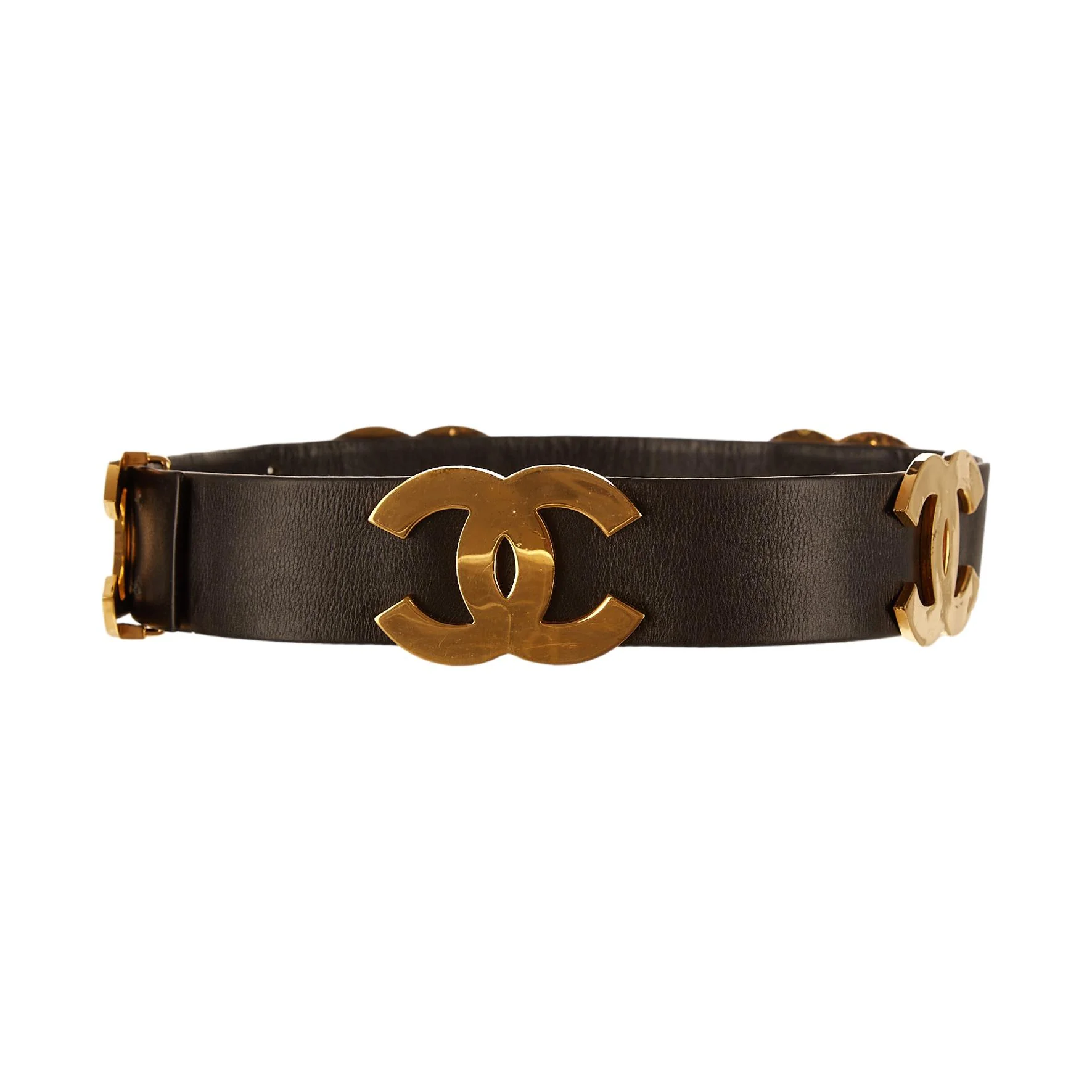 Chanel Gold Jumbo Logo Belt - Image 2
