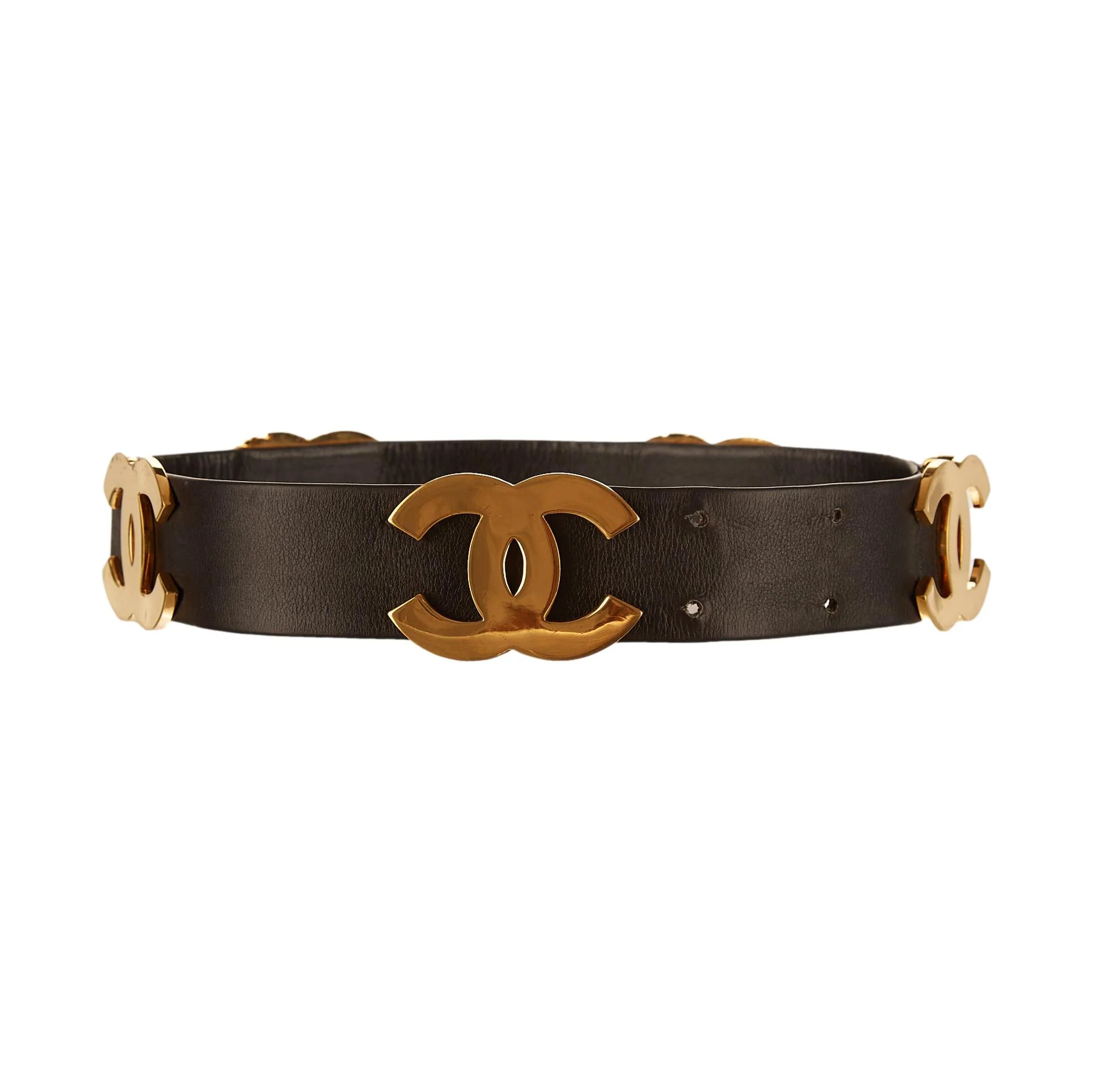Chanel Gold Jumbo Logo Belt - Image 5