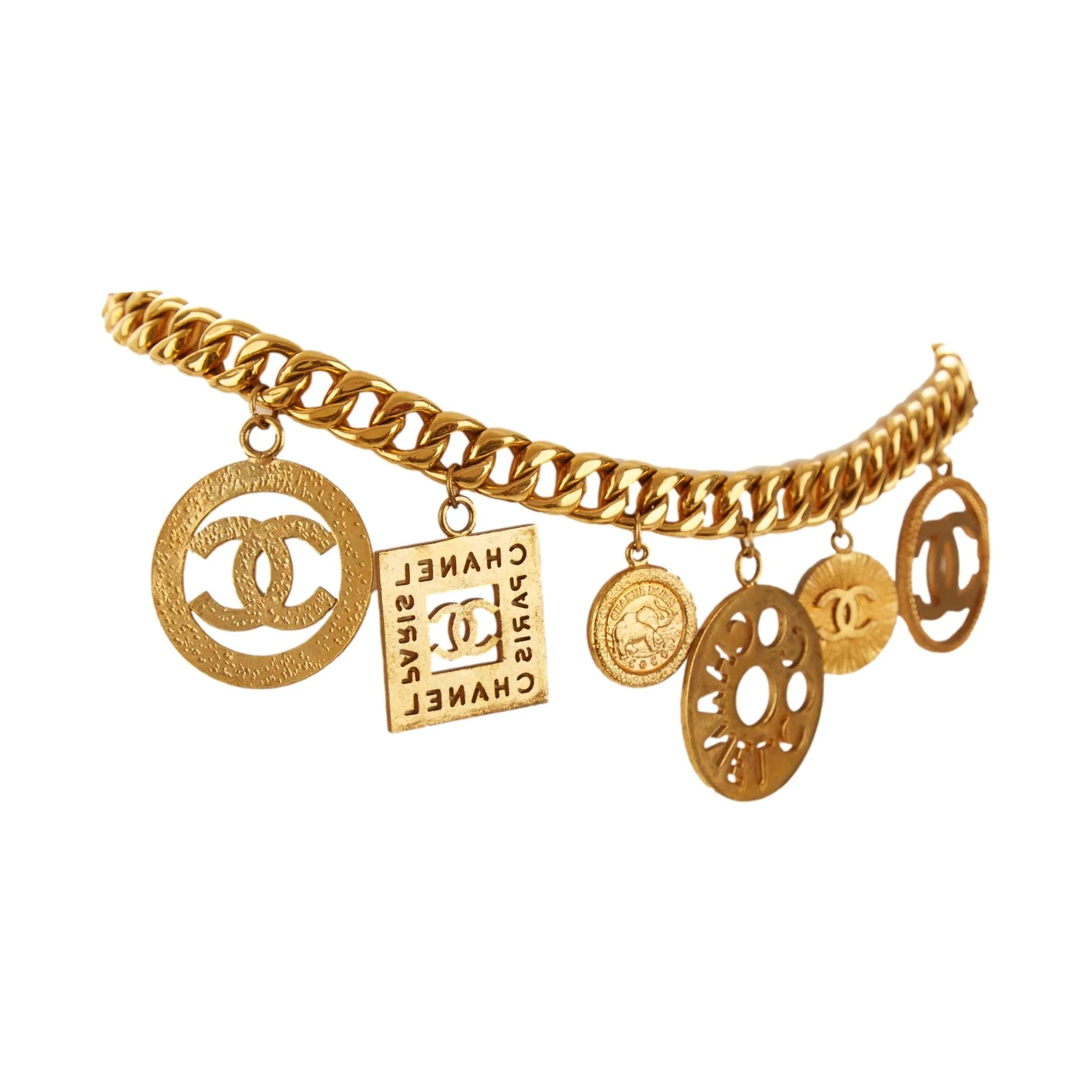 Chanel Gold Jumbo Medallion Belt - Image 2