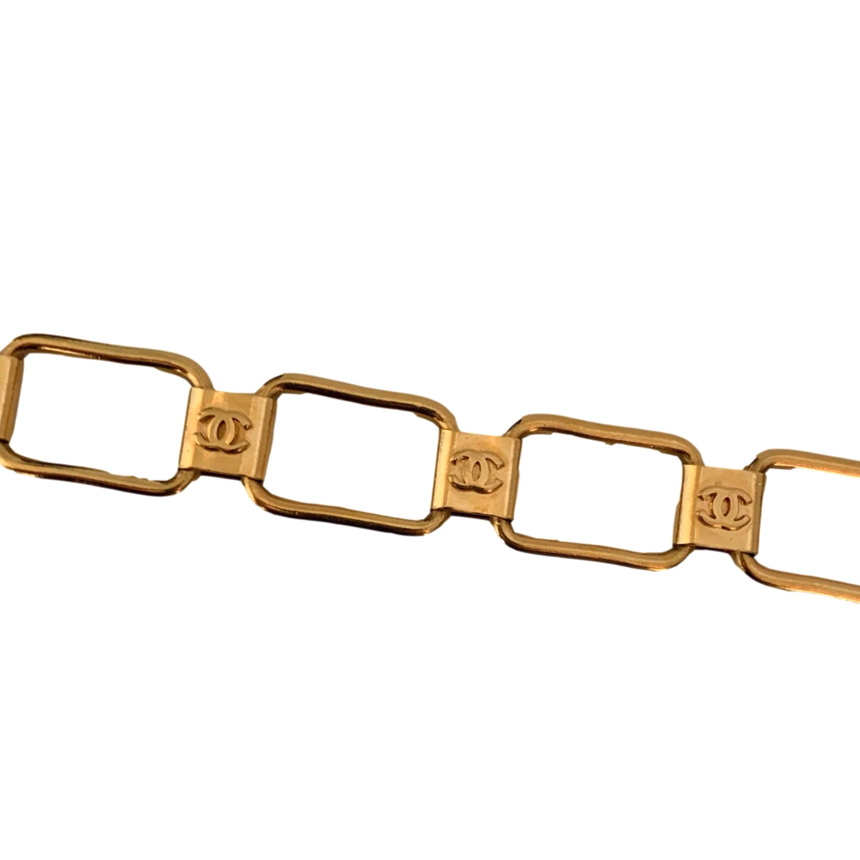 Chanel Gold Logo Belt - Image 2