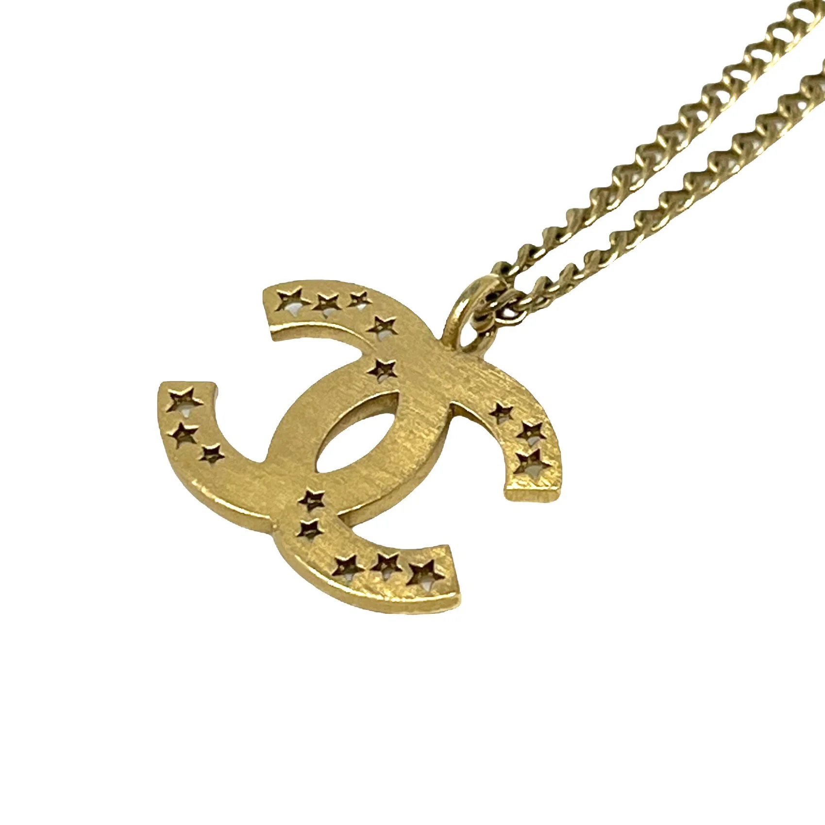 Chanel Gold Star Necklace - Image 3