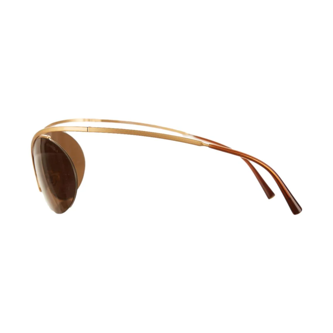 Chanel Gold Wire Logo Sunglasses - Image 3