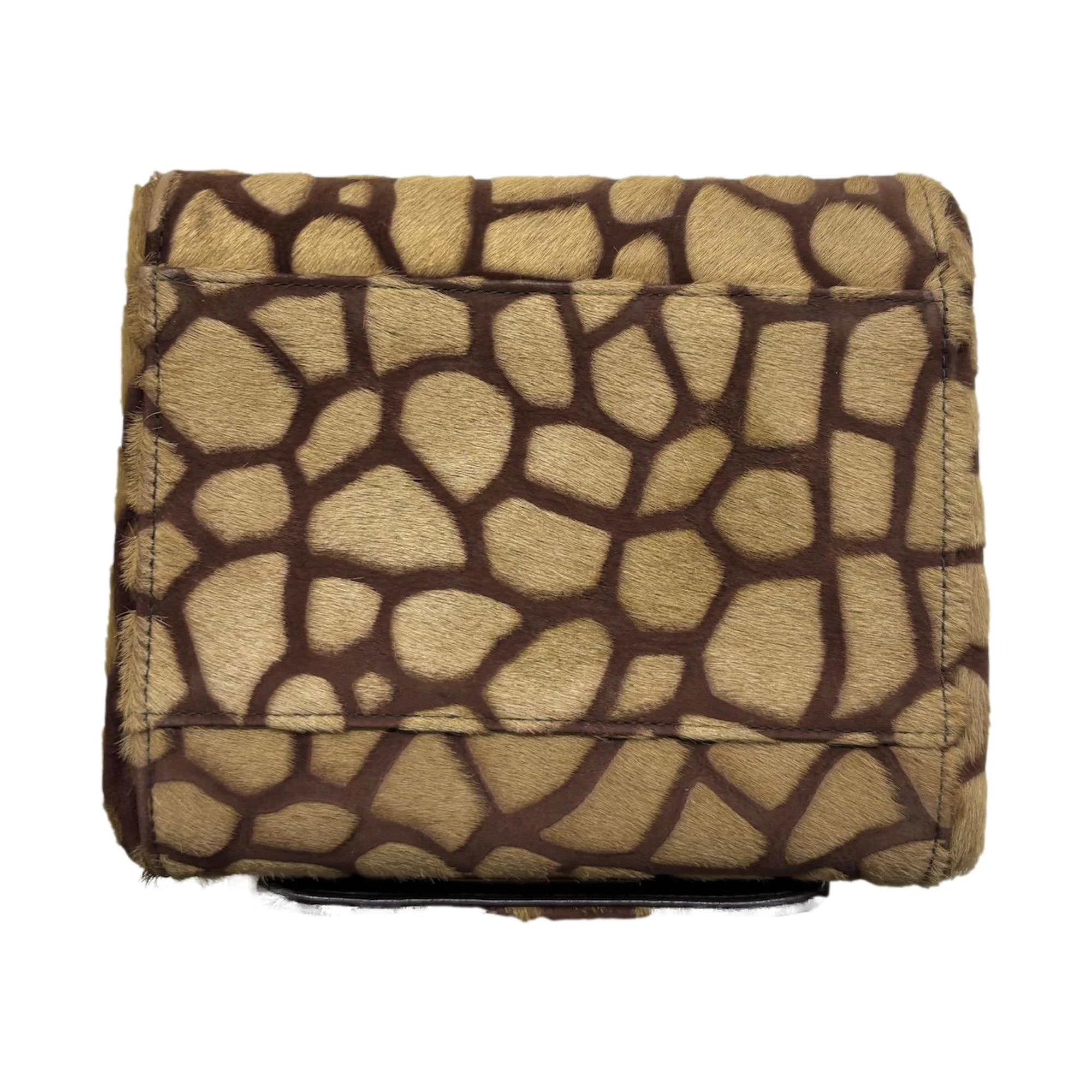 Chanel Tan Giraffe Calf-Hair Chain Bag - Image 5