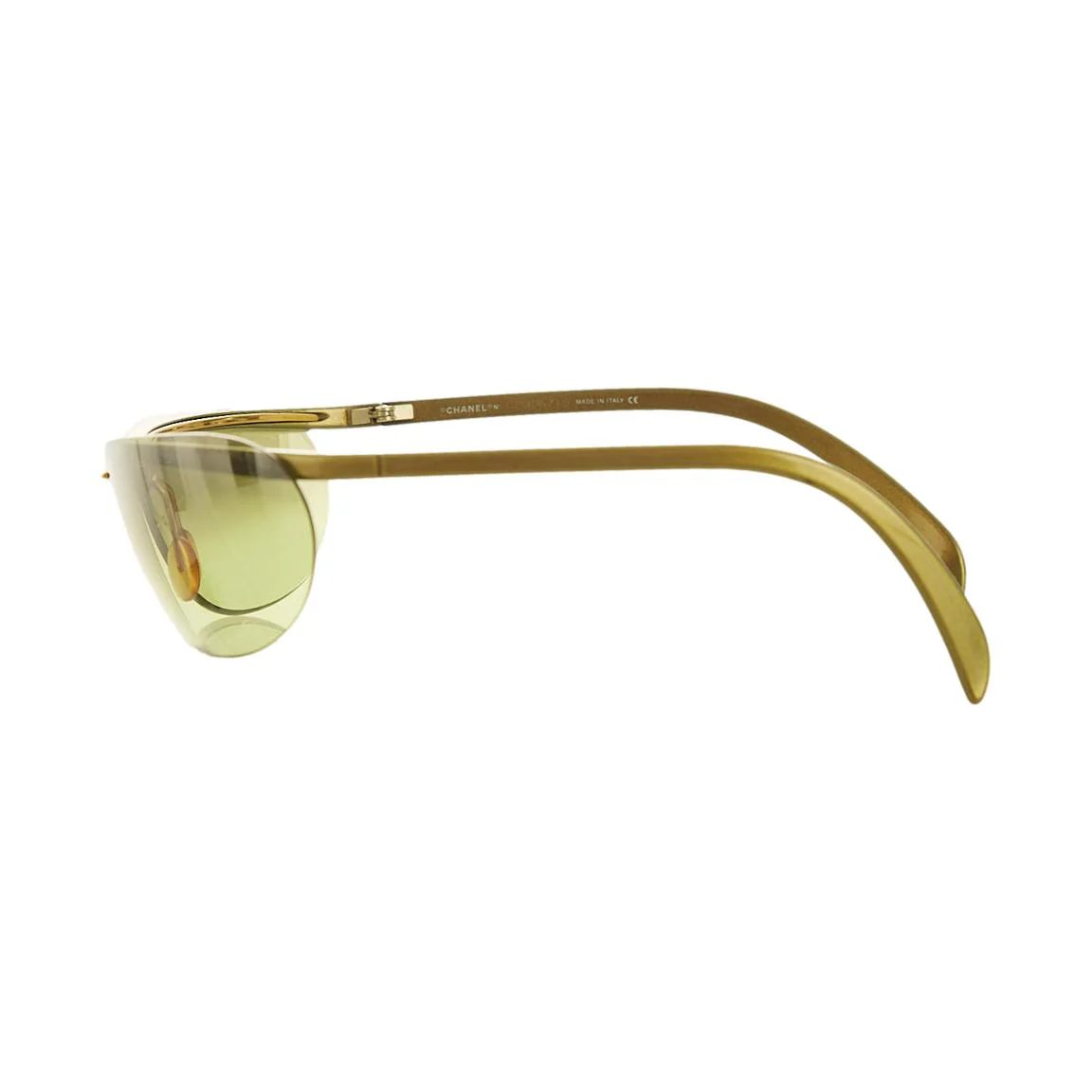 Chanel Green Logo Sunglasses - Image 3