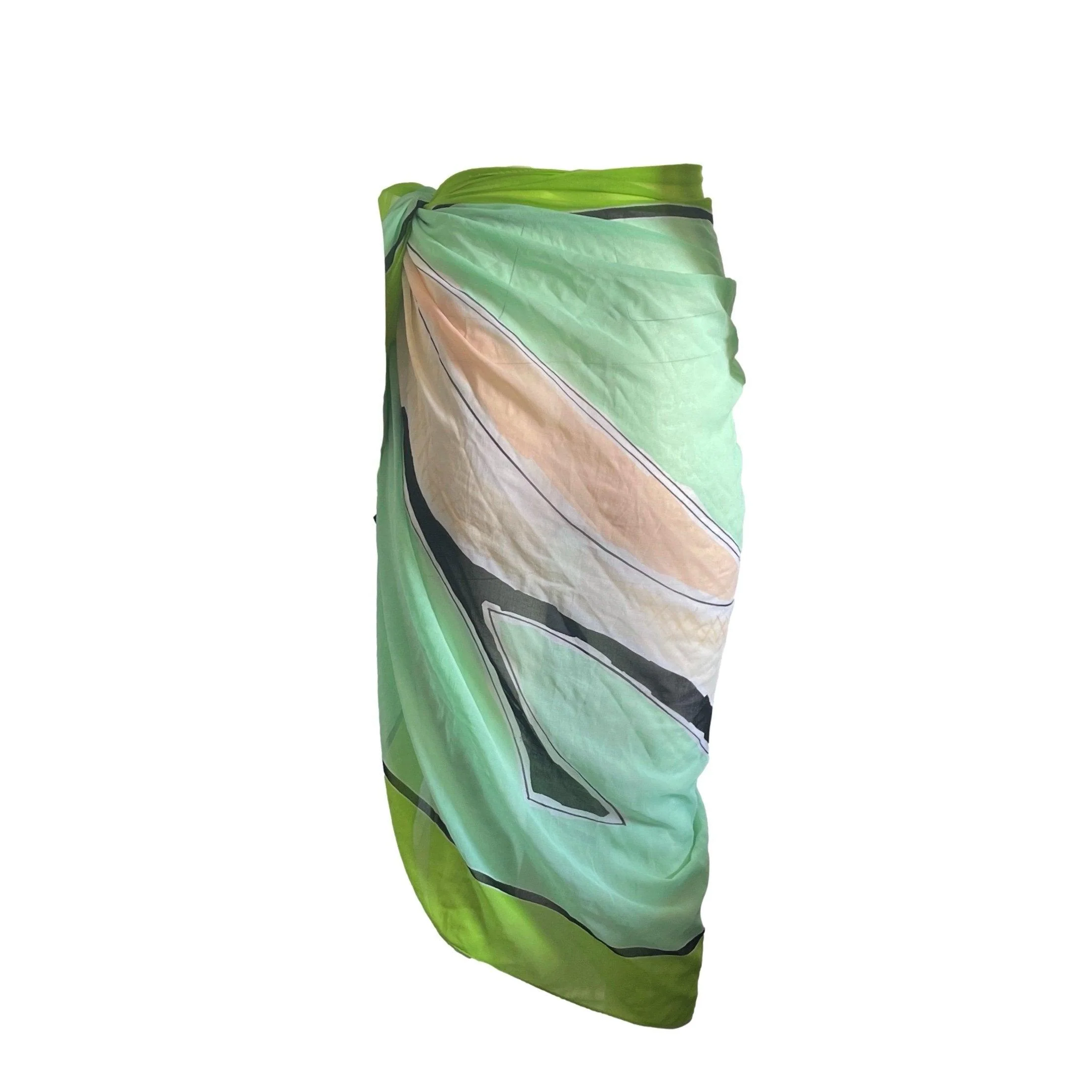 Chanel Green Shoe Scarf - Image 2