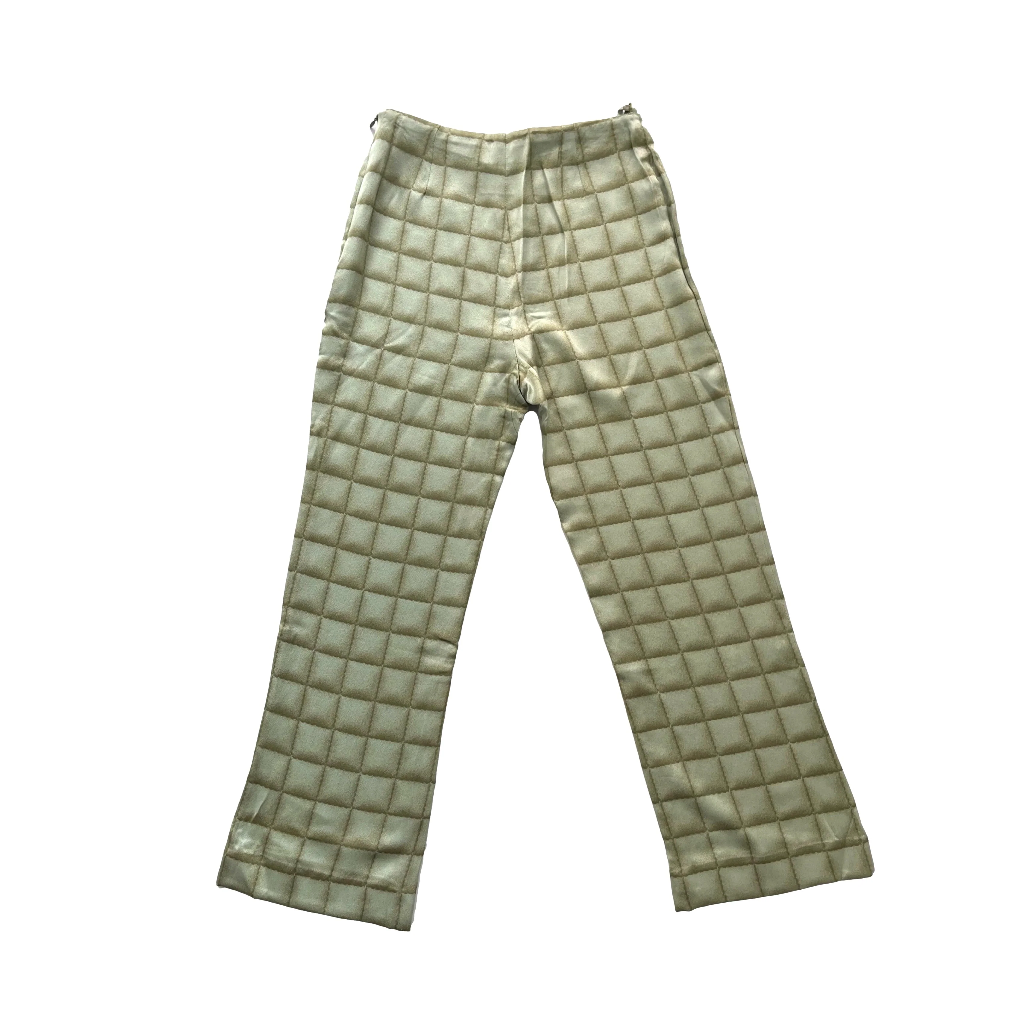 Chanel Green Silk Logo Print Set - Image 4