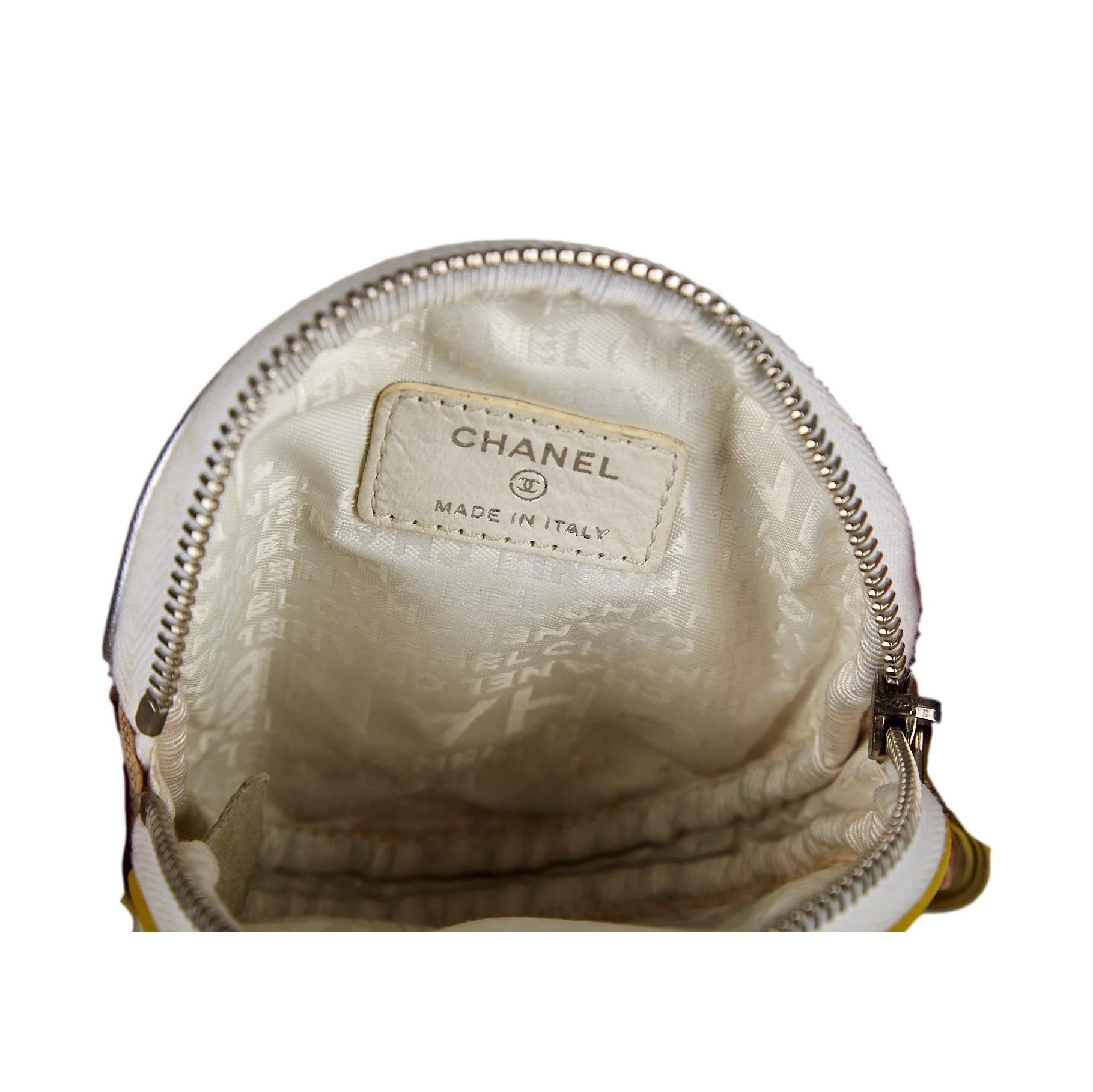 Chanel Green Small Logo Wristlet - Image 4