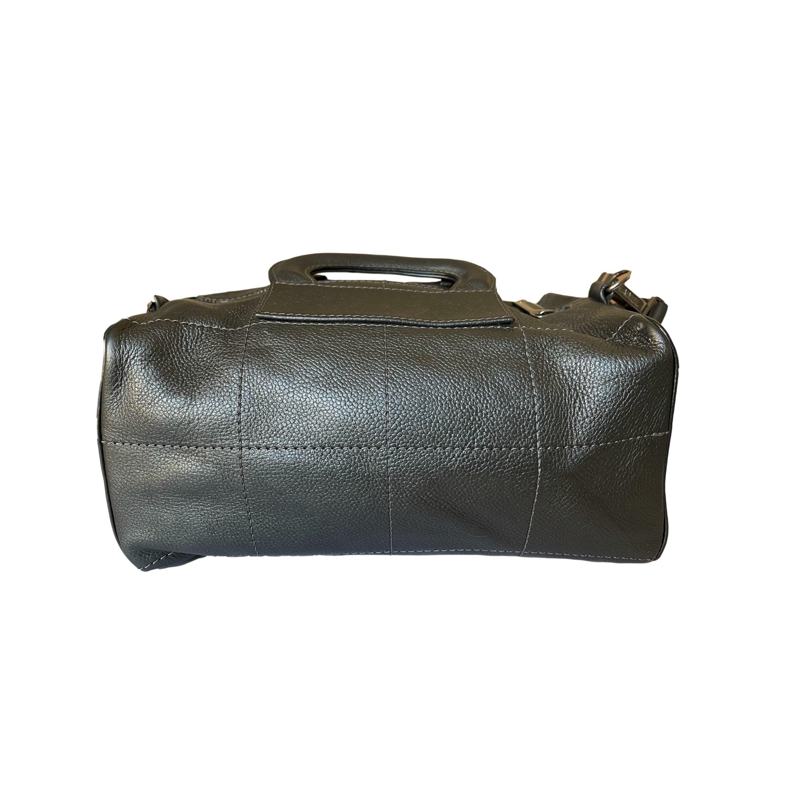 Chanel Grey Caviar Two-Way Bag - Image 4