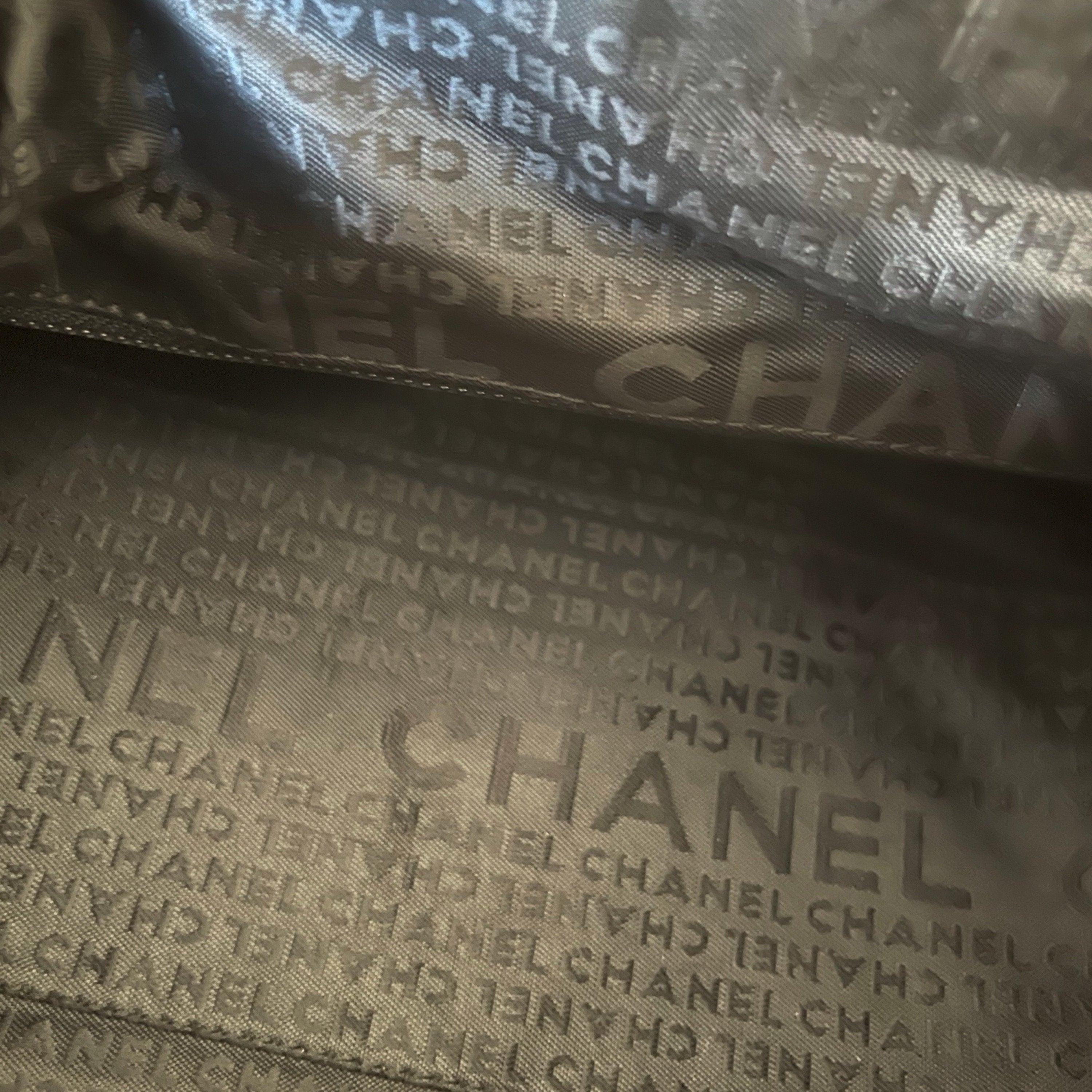 Chanel Grey Caviar Two-Way Bag - Image 5