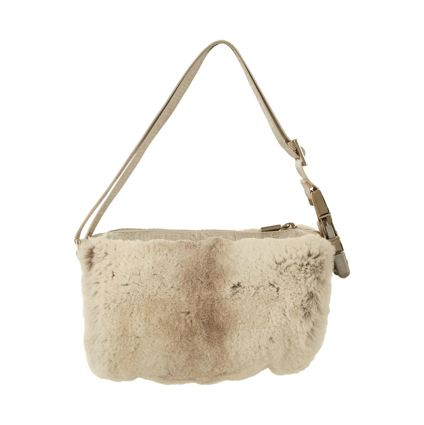 Chanel Grey Fur Mini Shoulder Bag - Image 2