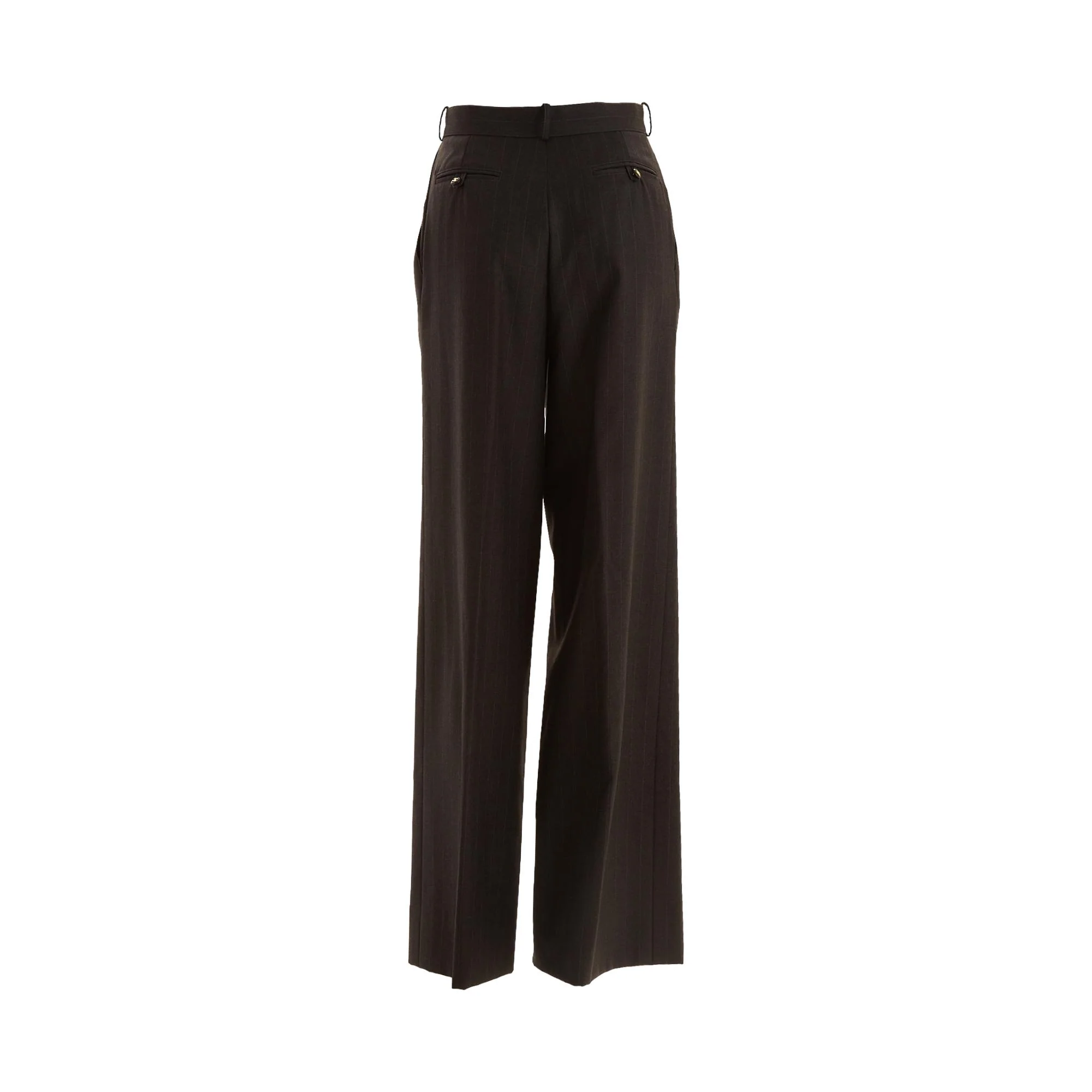 Chanel Grey Pin Stripe Trousers