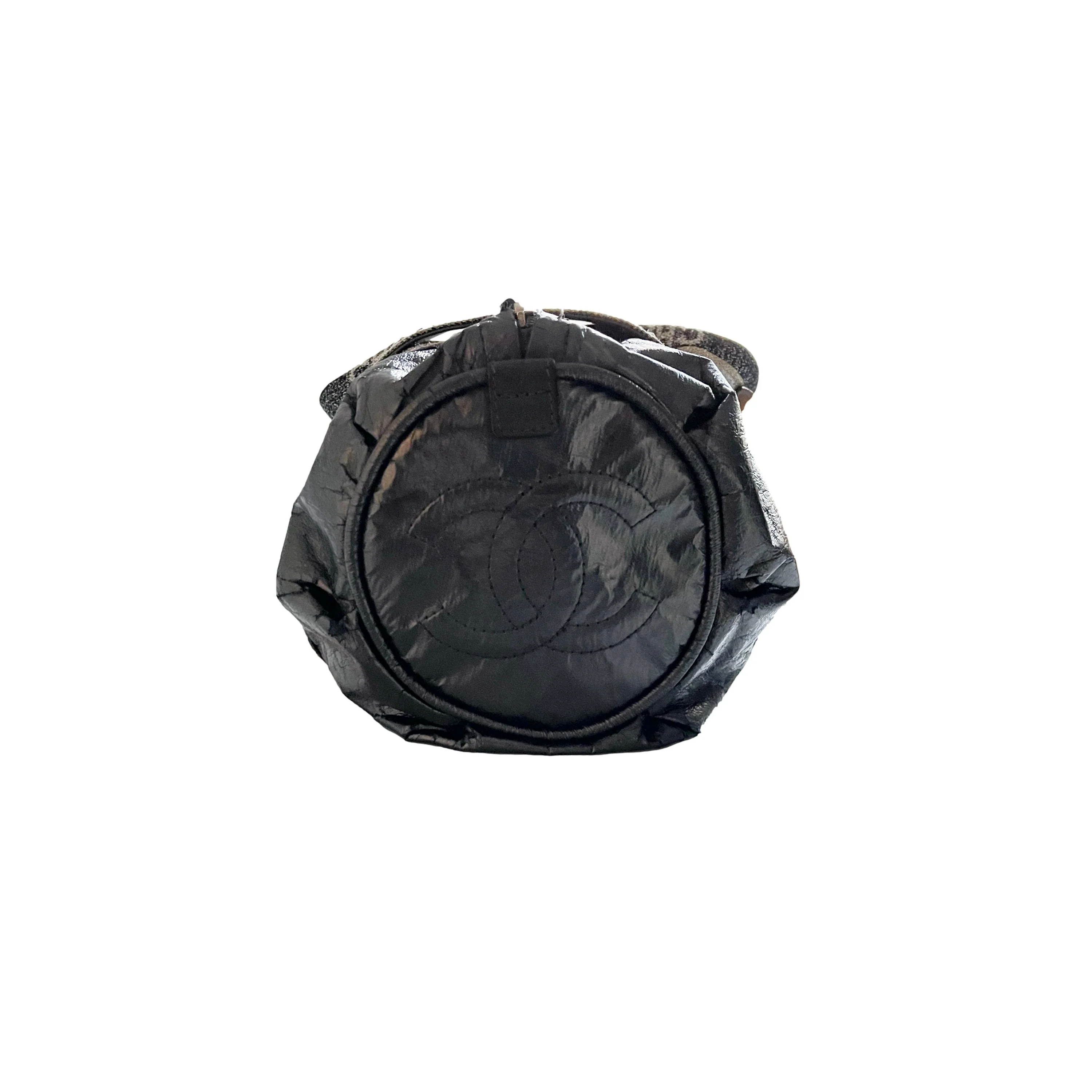 Chanel Gunmetal Mini Barrel Bag - Image 3