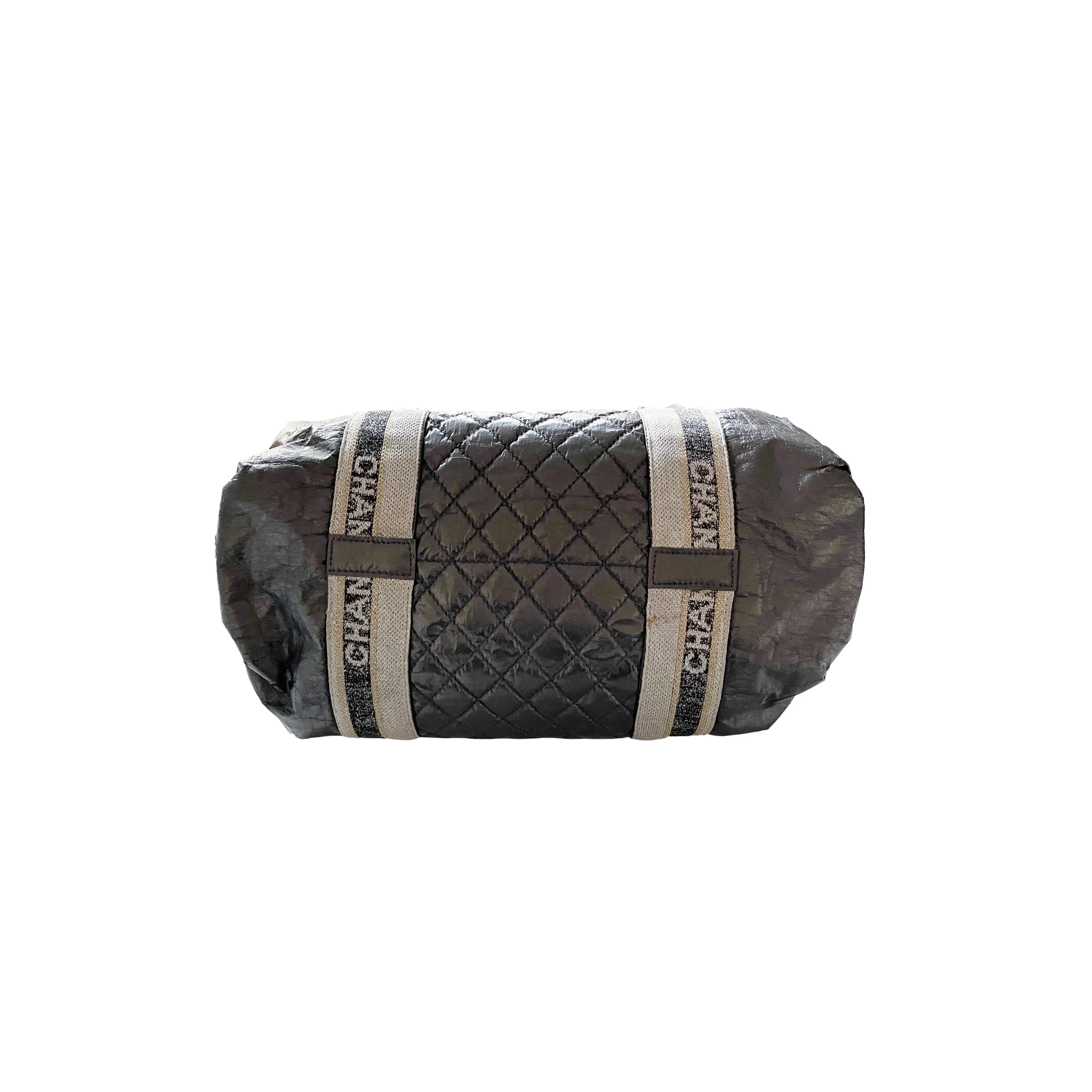 Chanel Gunmetal Mini Barrel Bag - Image 4