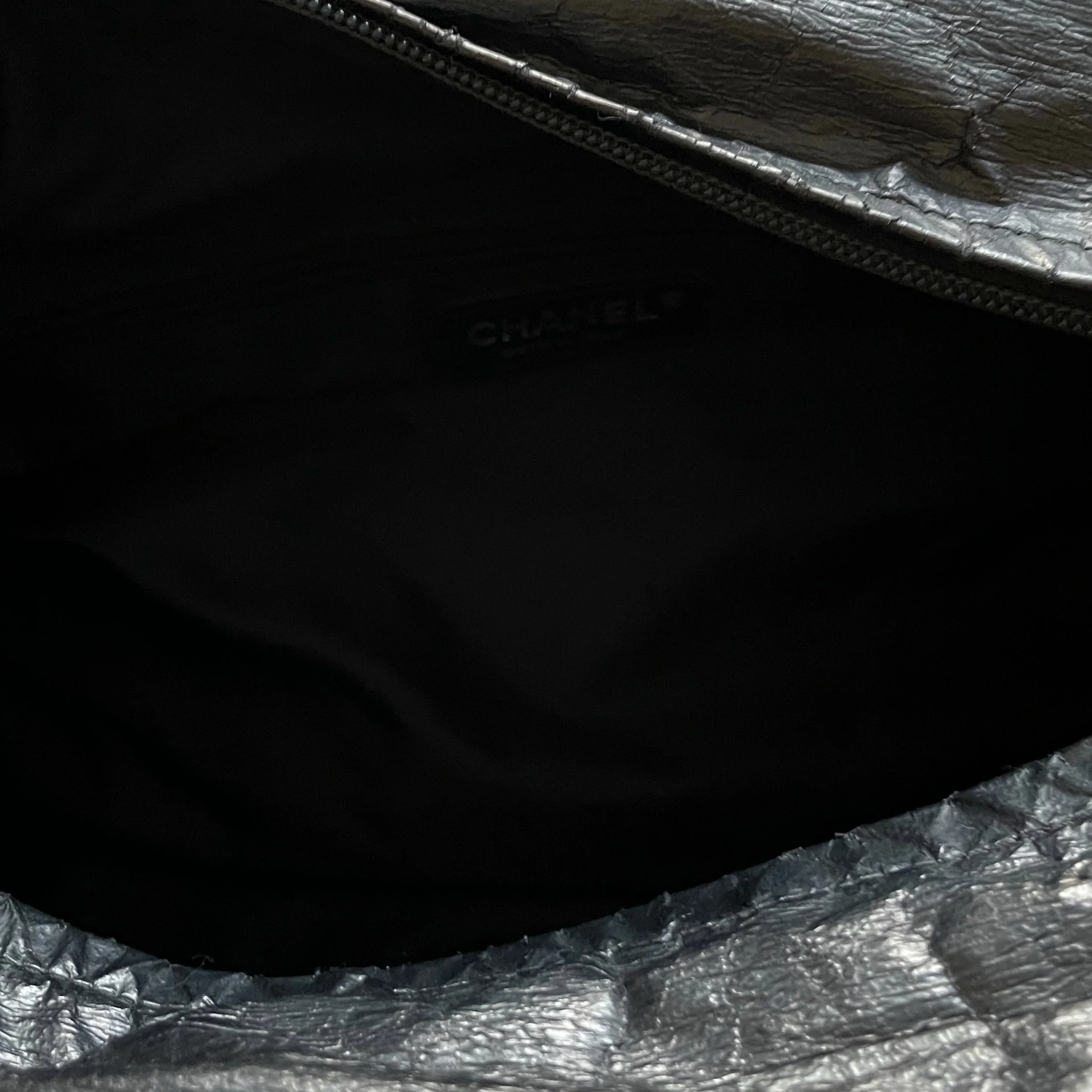 Chanel Gunmetal Mini Barrel Bag - Image 5