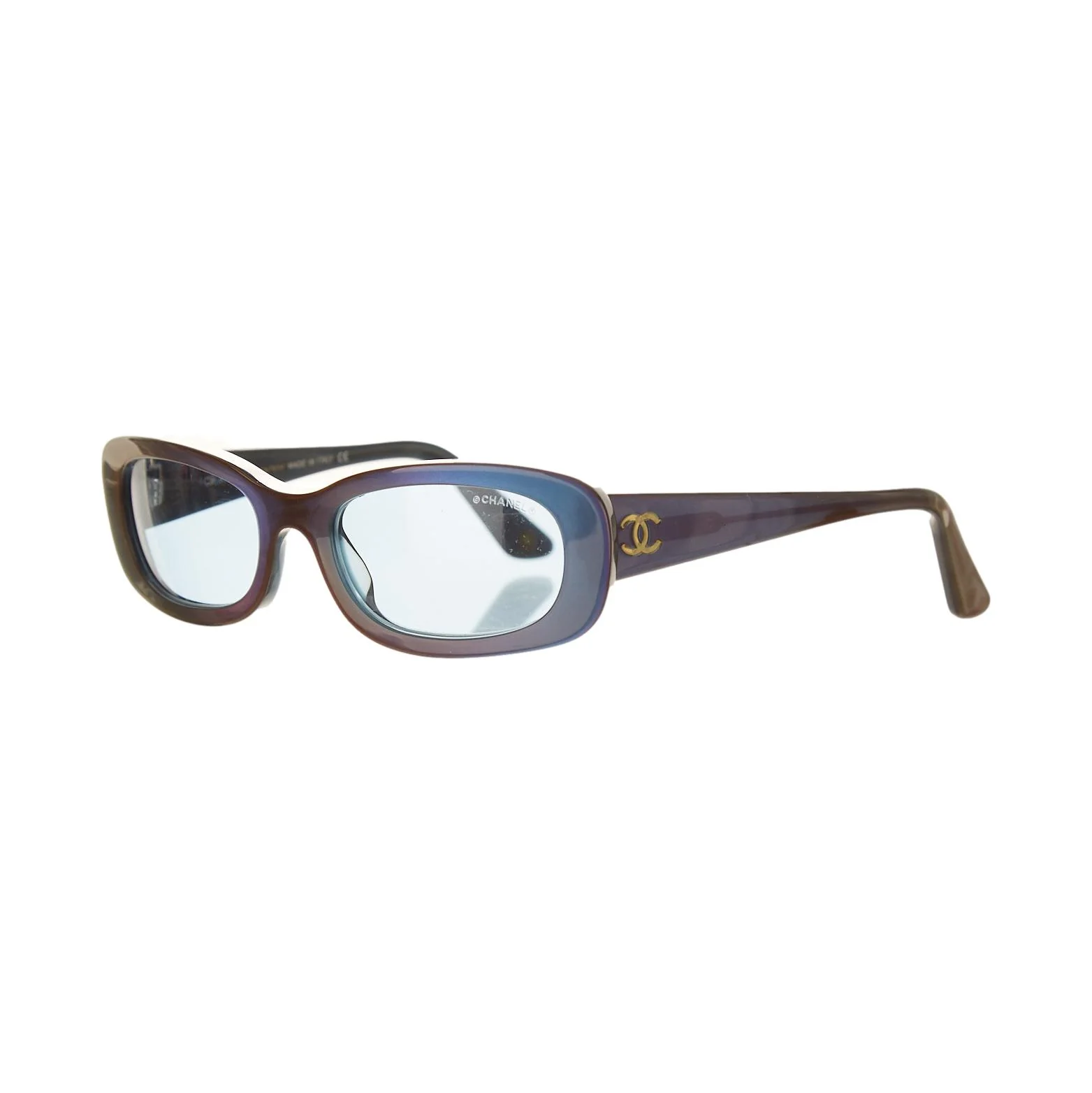 Chanel Iridescent Logo Sunglasses