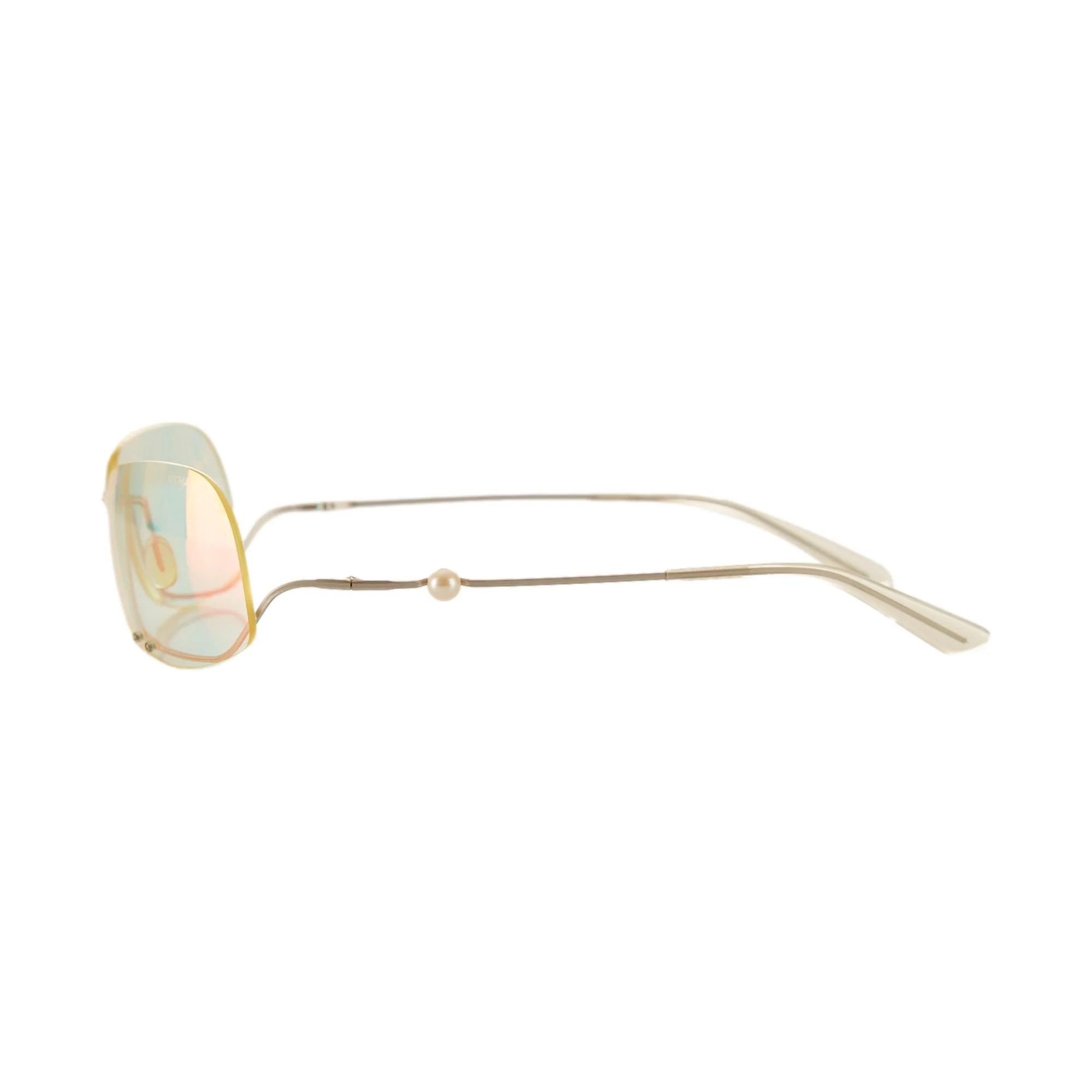 Chanel Iridescent Rimless Pearl Sunglasses - Image 3
