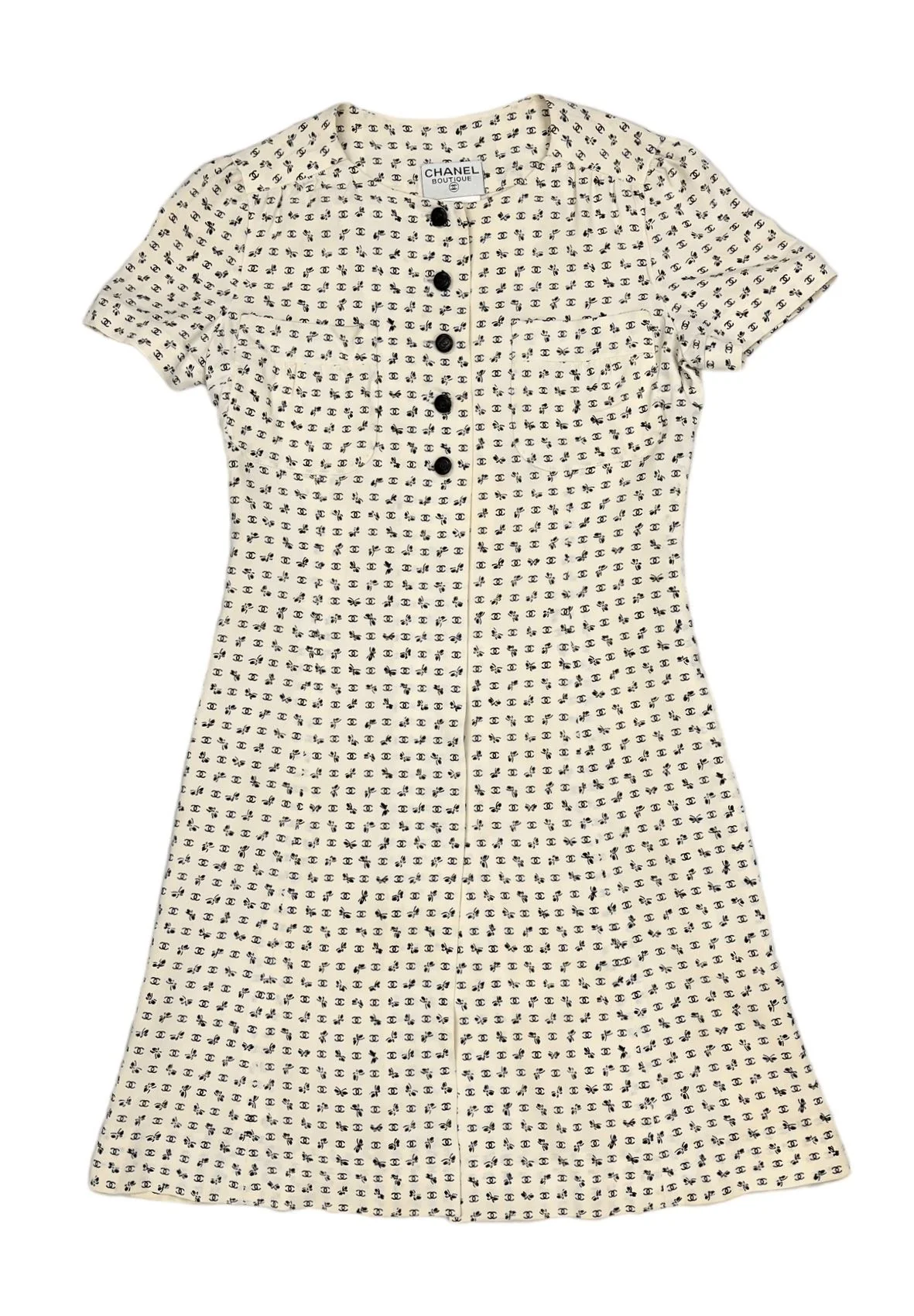 Chanel Butterfly Logo Dress