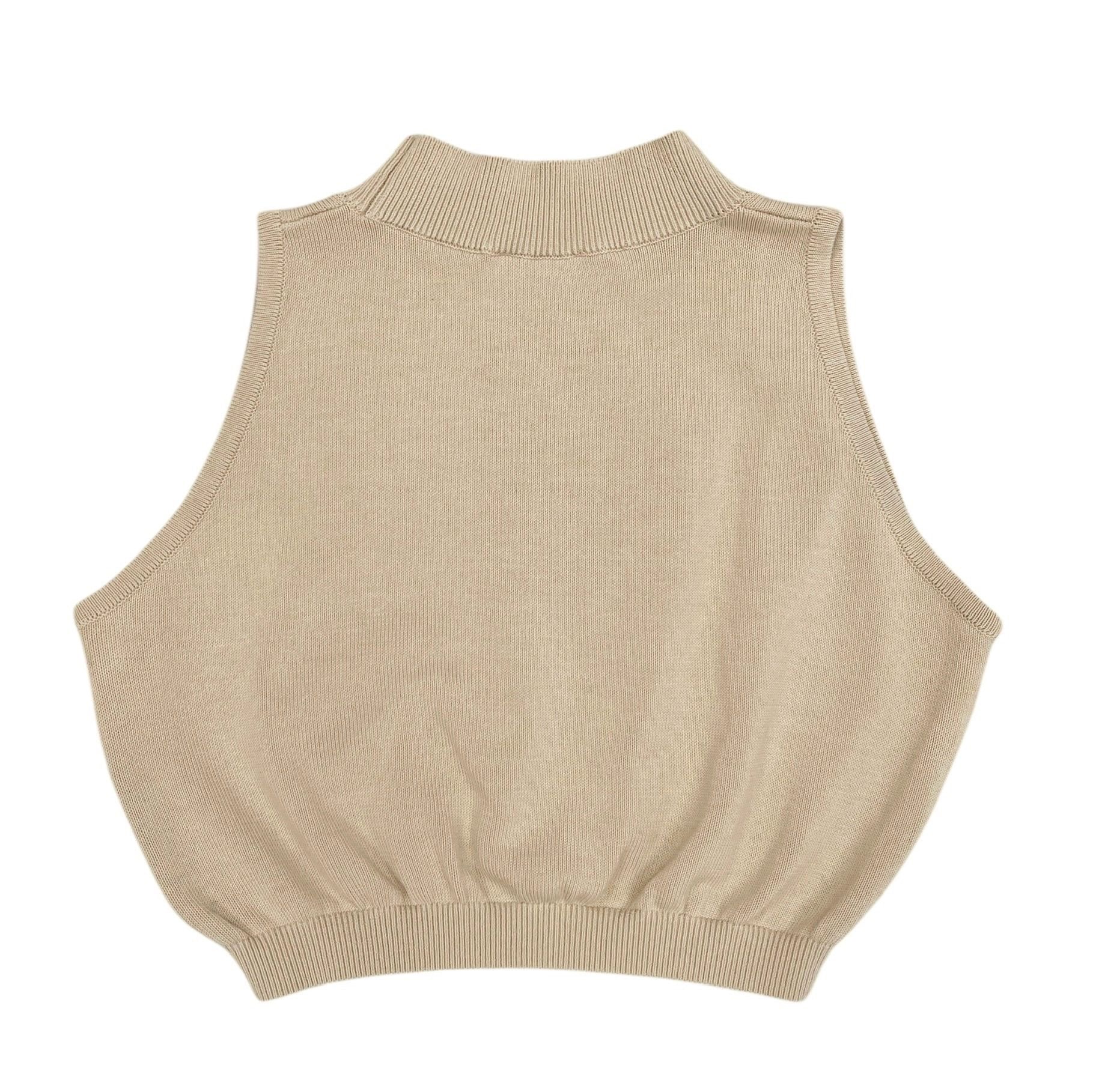 Chanel Knit Cropped Tank Top - Image 2