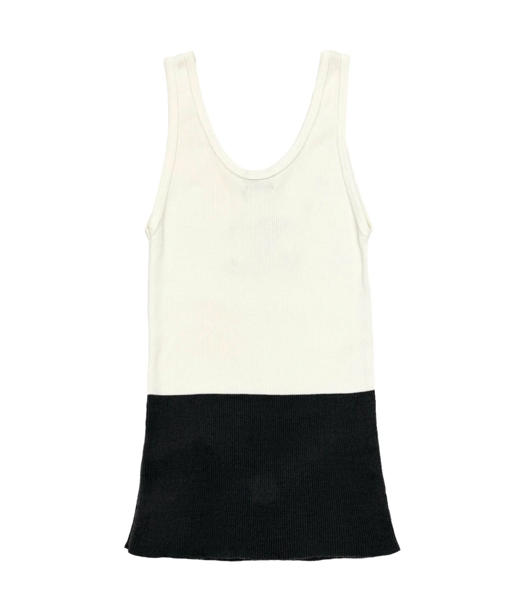 Chanel Logo Ribbed Tank - Image 2