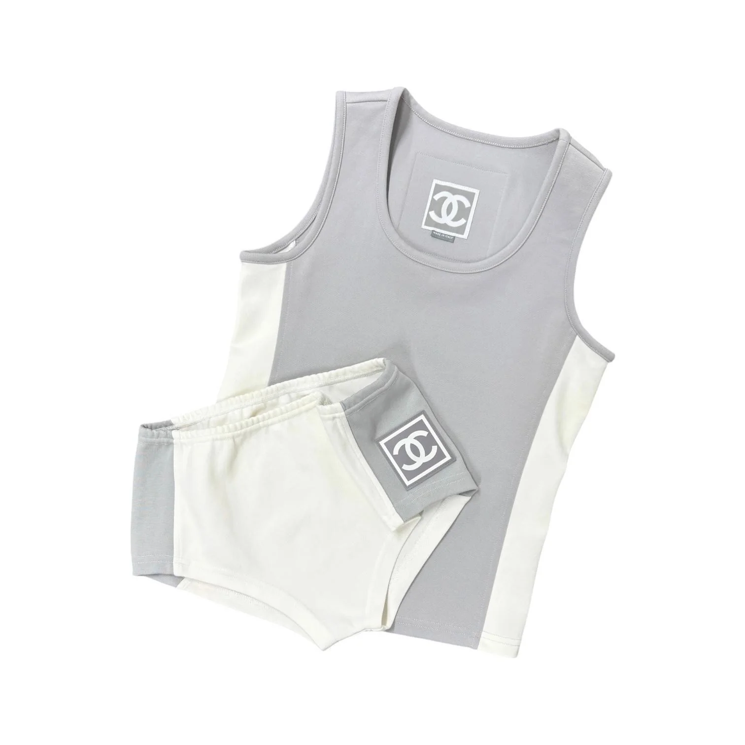 Chanel Logo Two Tone Sport Set