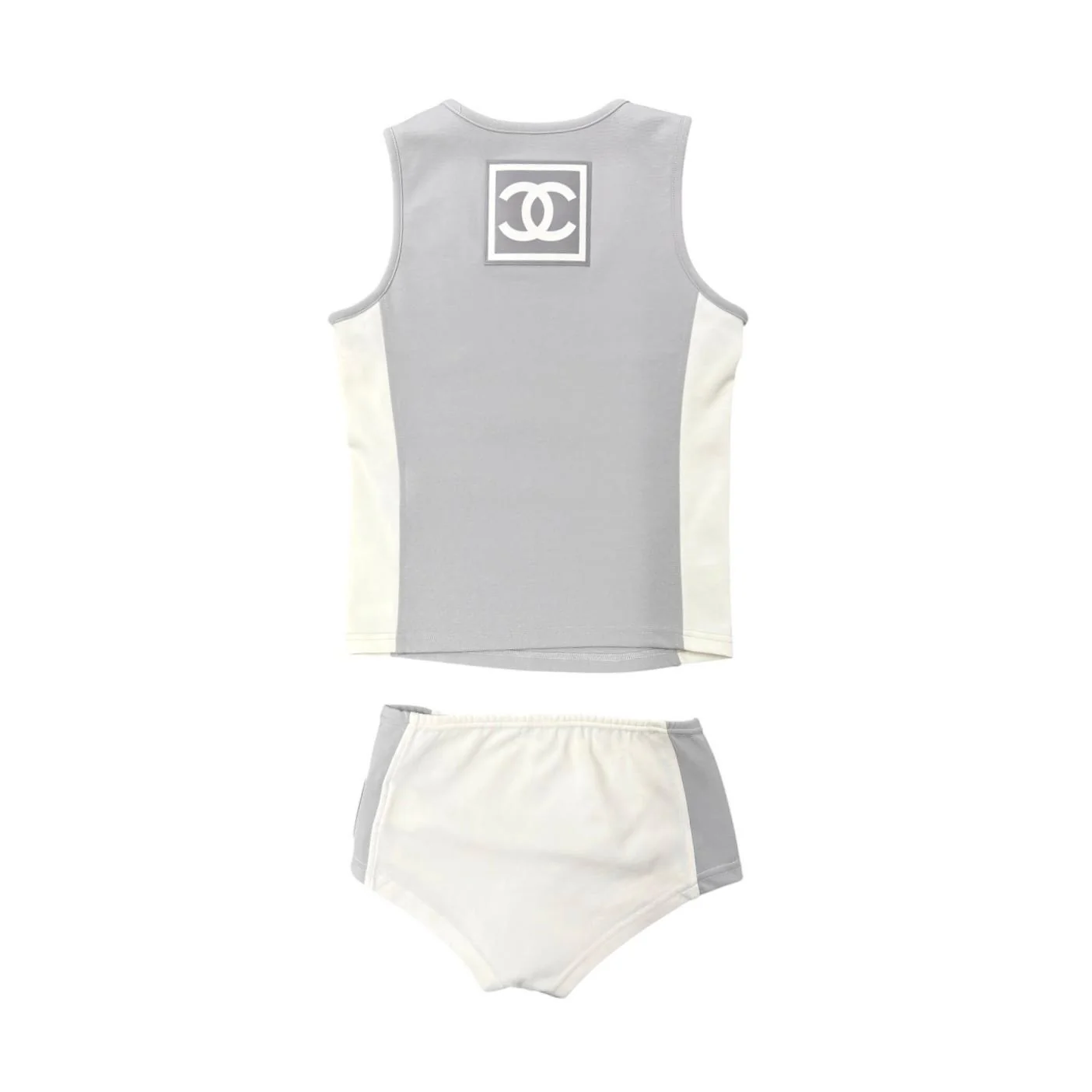 Chanel Logo Two Tone Sport Set - Image 3