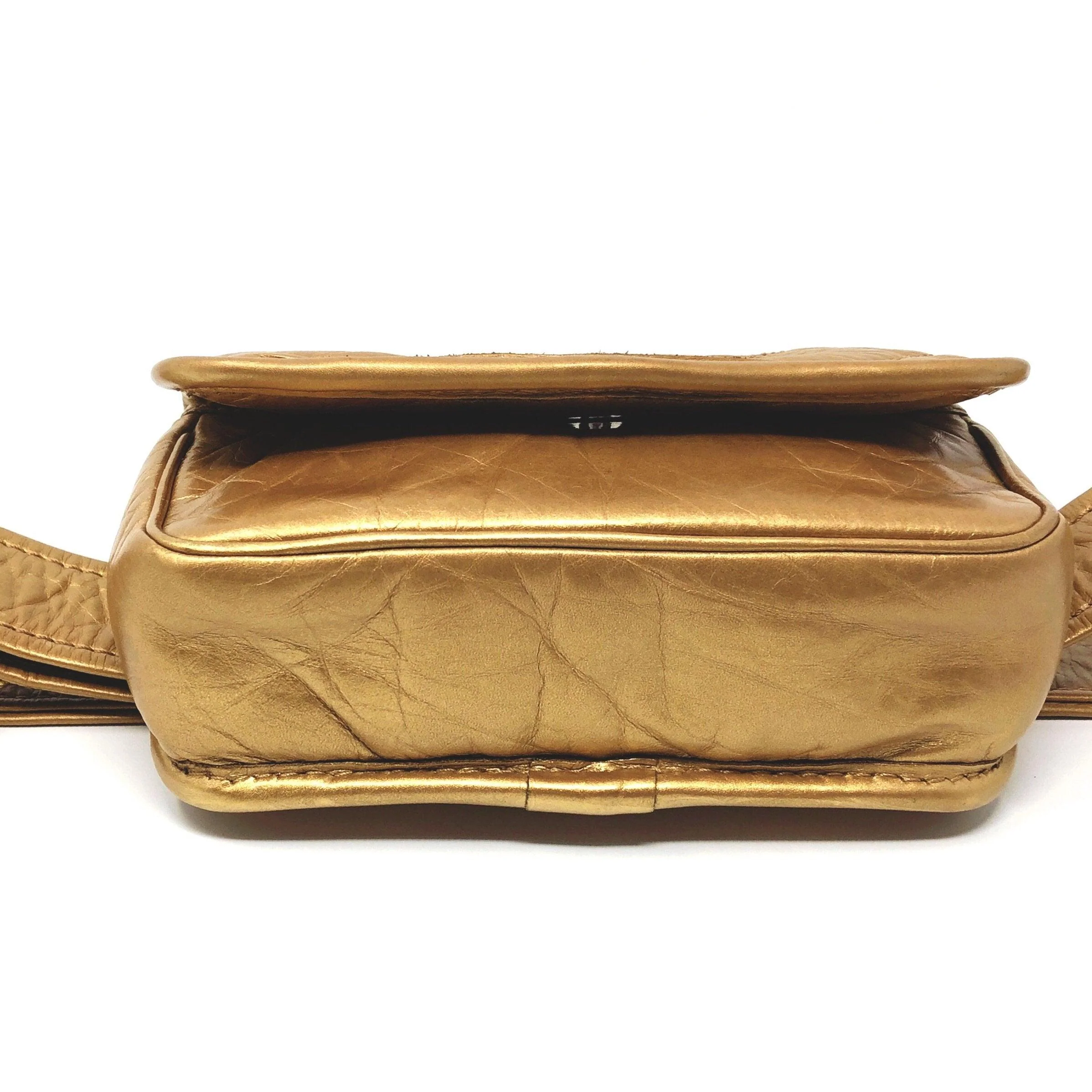 Chanel Metallic Bronze Belt Bag - Image 3