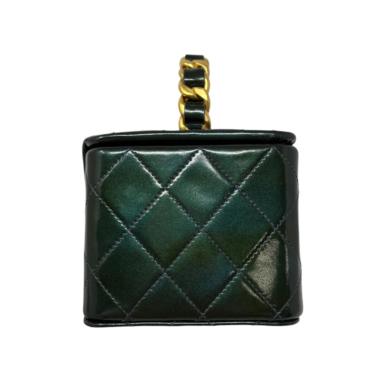 Chanel Micro Green Top Handle Bag - Image 5