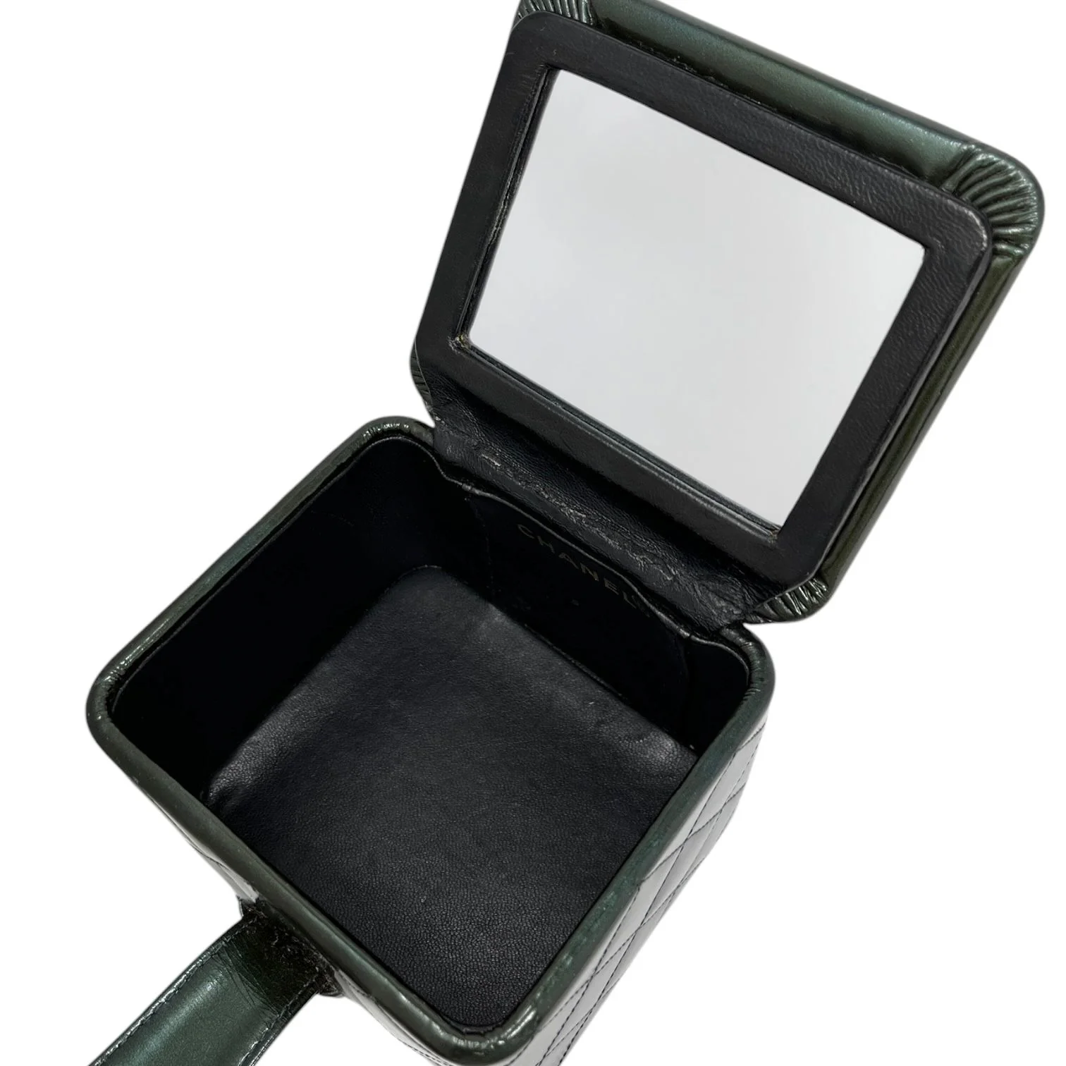 Chanel Micro Green Top Handle Bag - Image 7