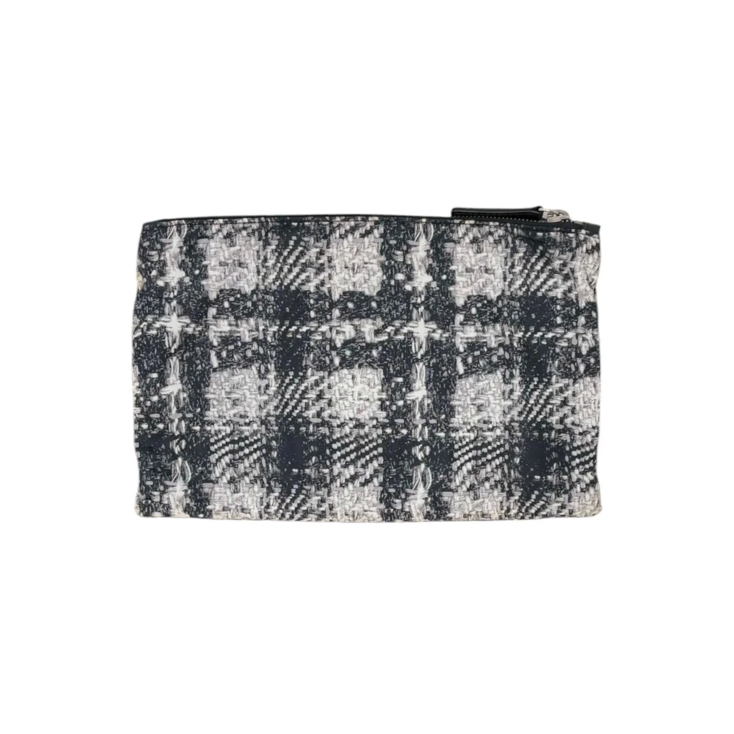 Chanel Tweed Print Nylon Flap Bag - Image 5