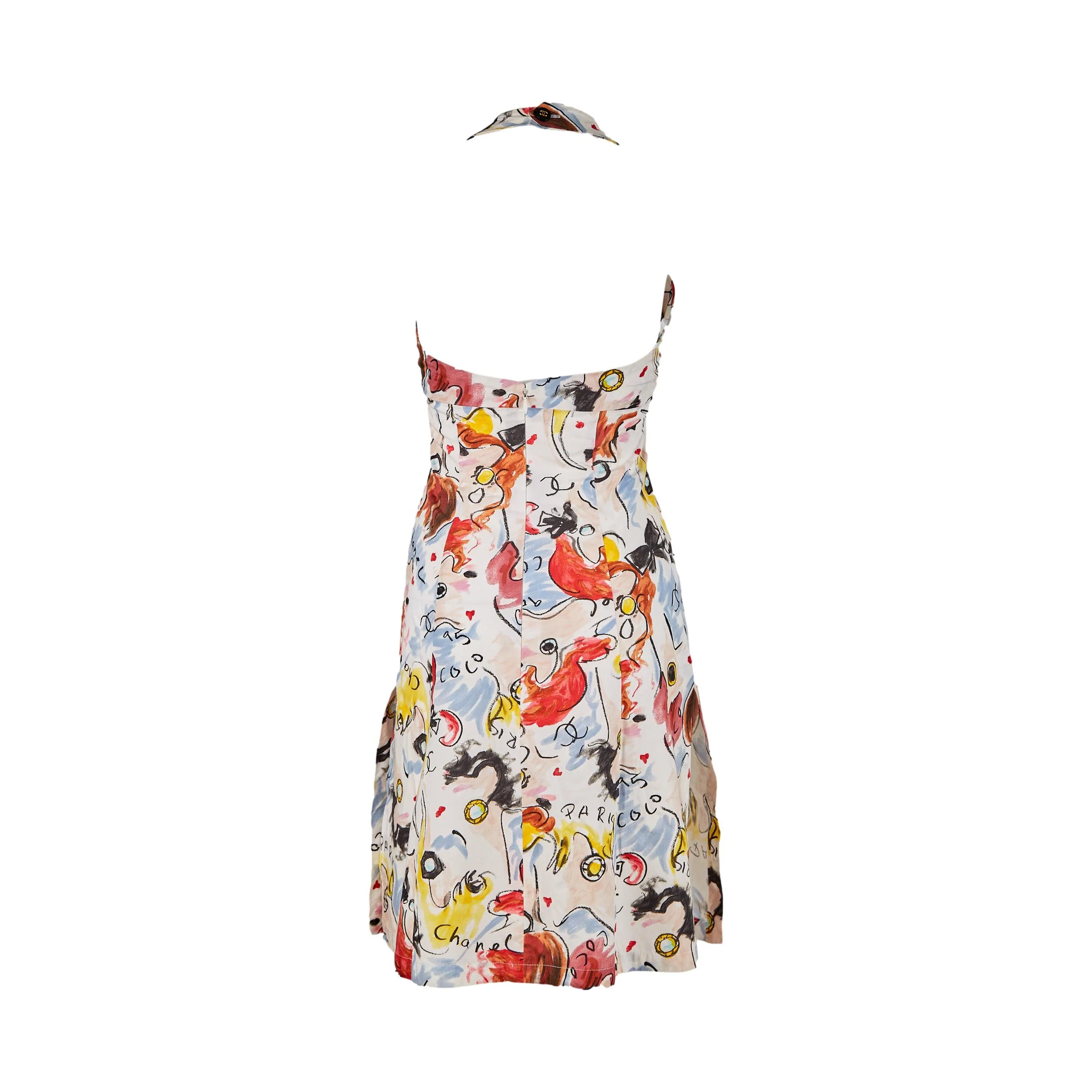 Chanel Multicolor Print Dress - Image 2