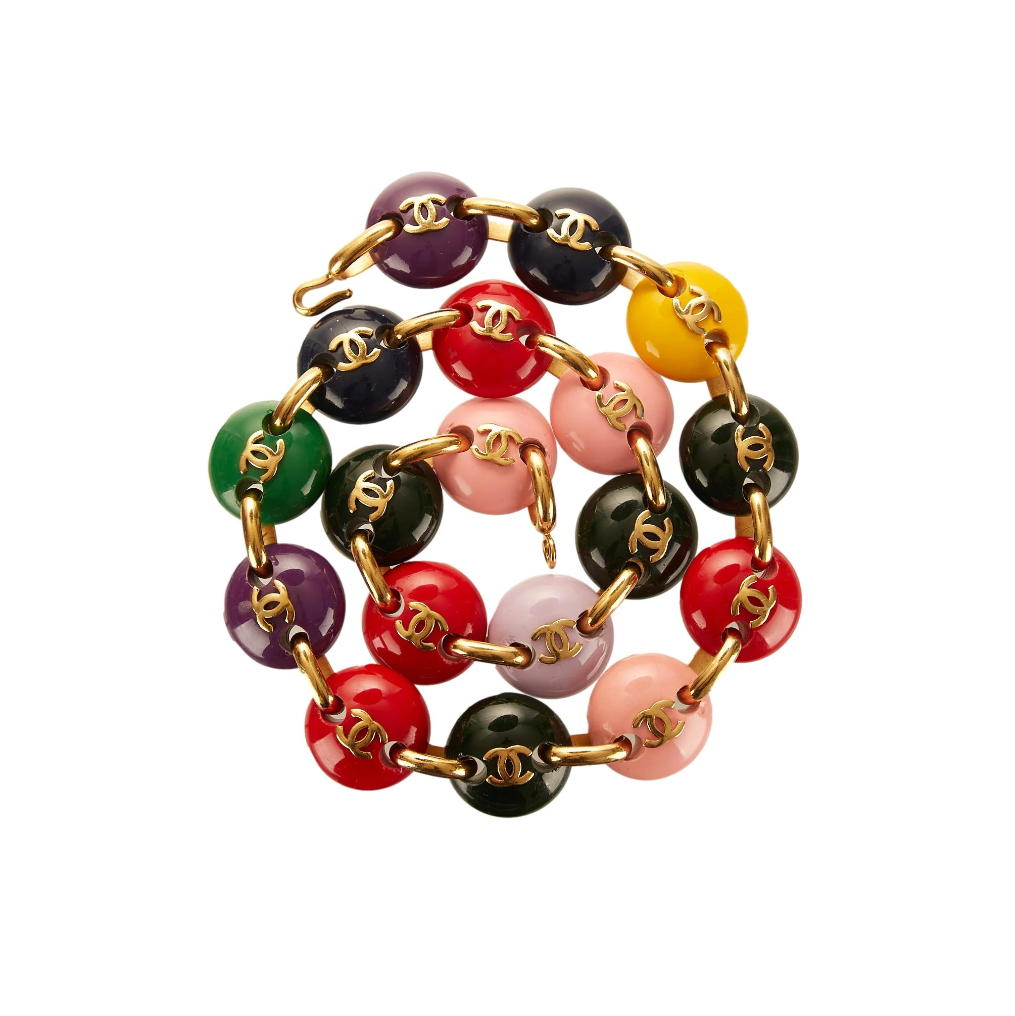 Chanel Multicolor Logo Belt